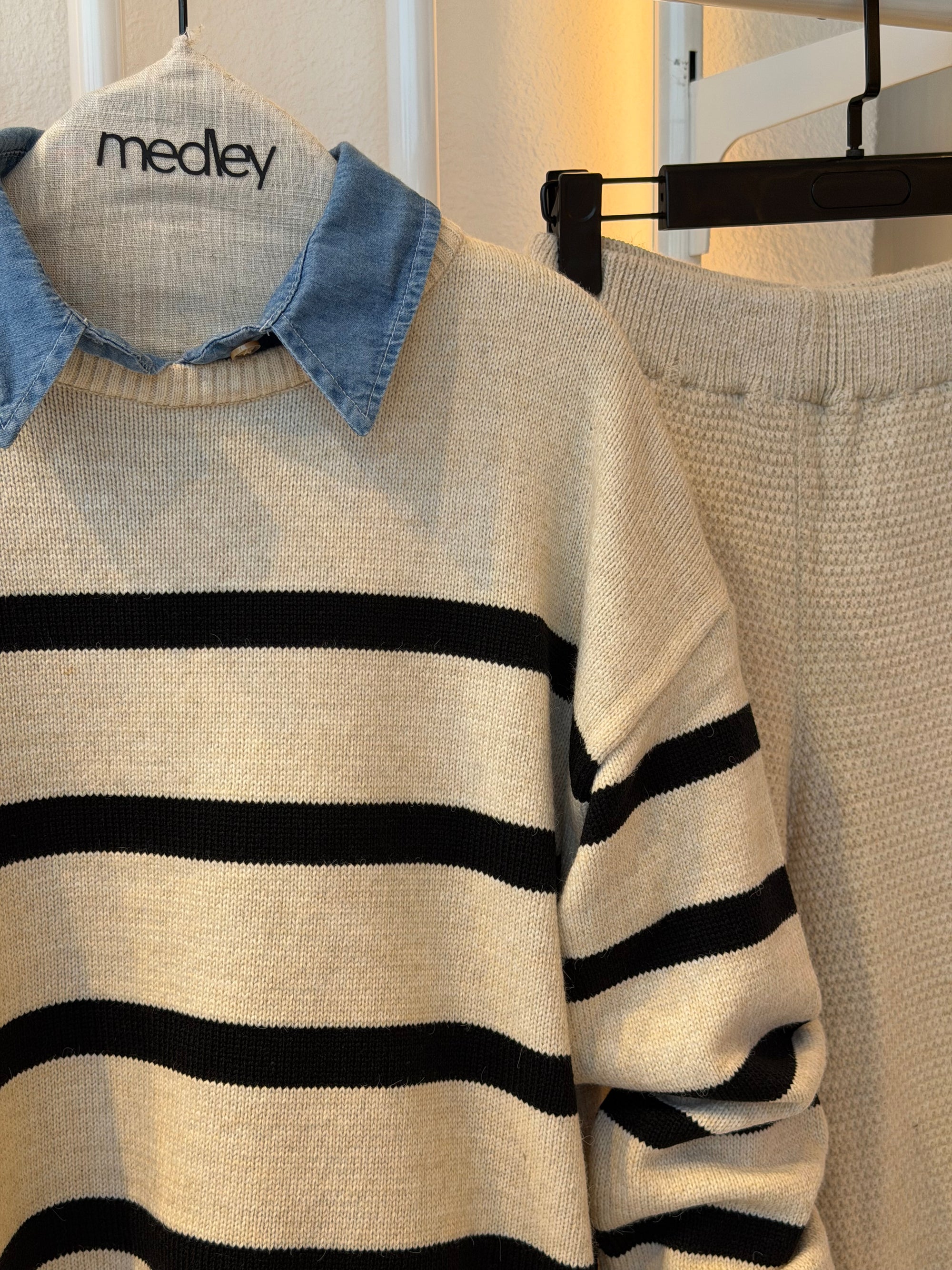 Stripes Knit Pullover