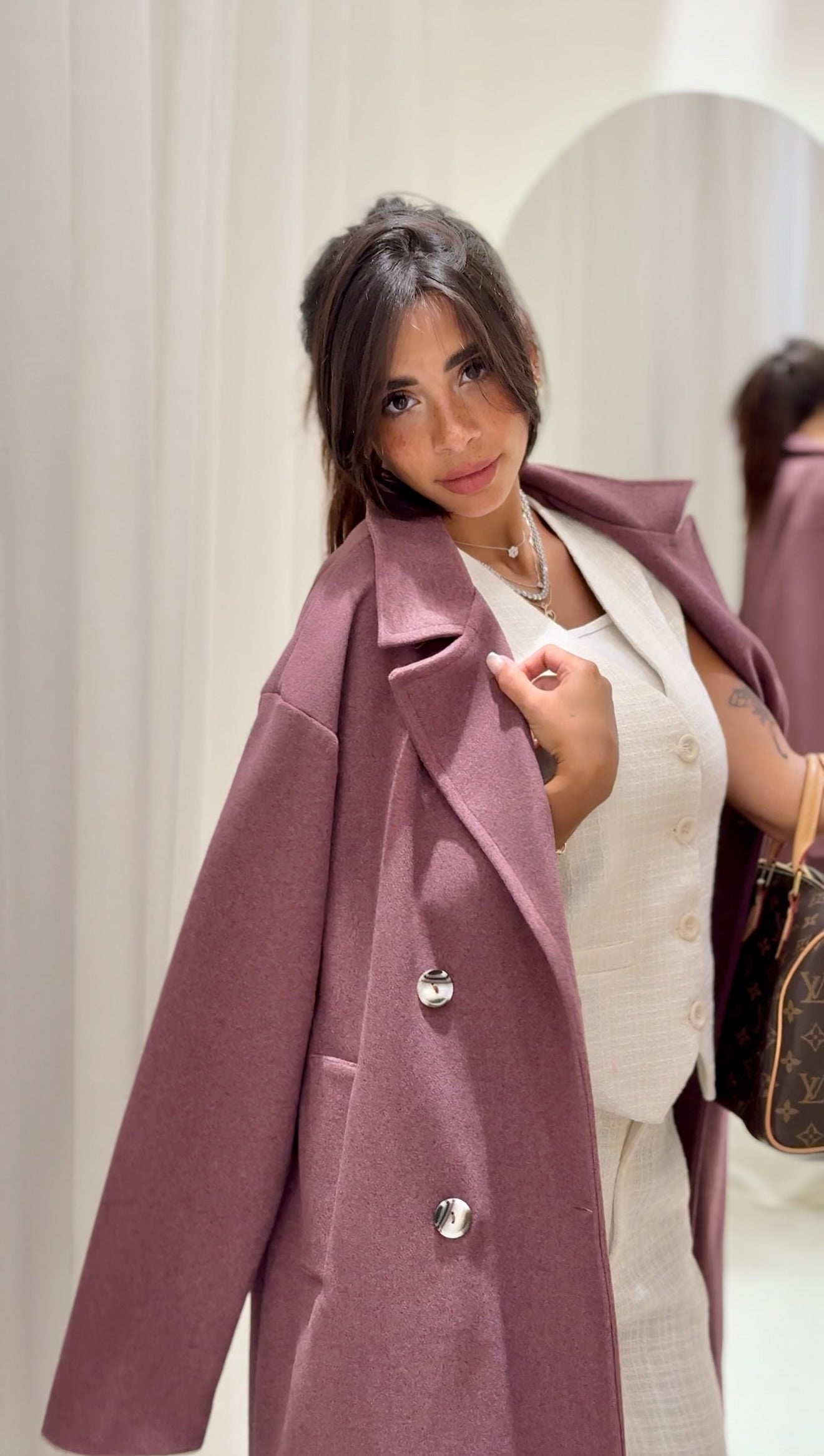 Mulberry Charm Coat