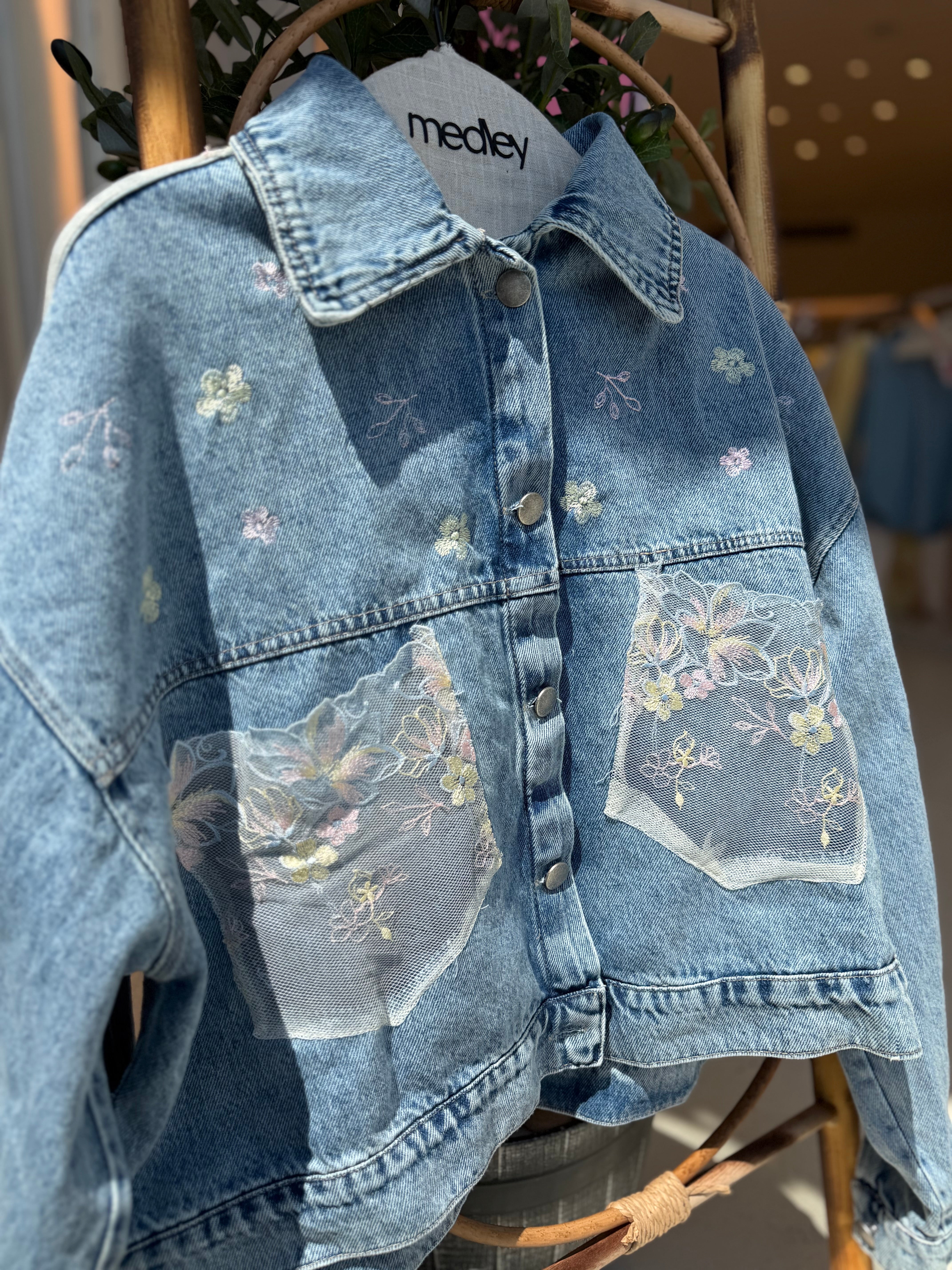 Wildflower Denim Jacket