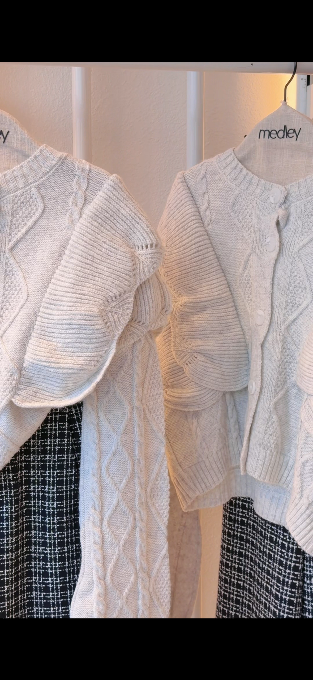 Ruffles Mohair Cardigan