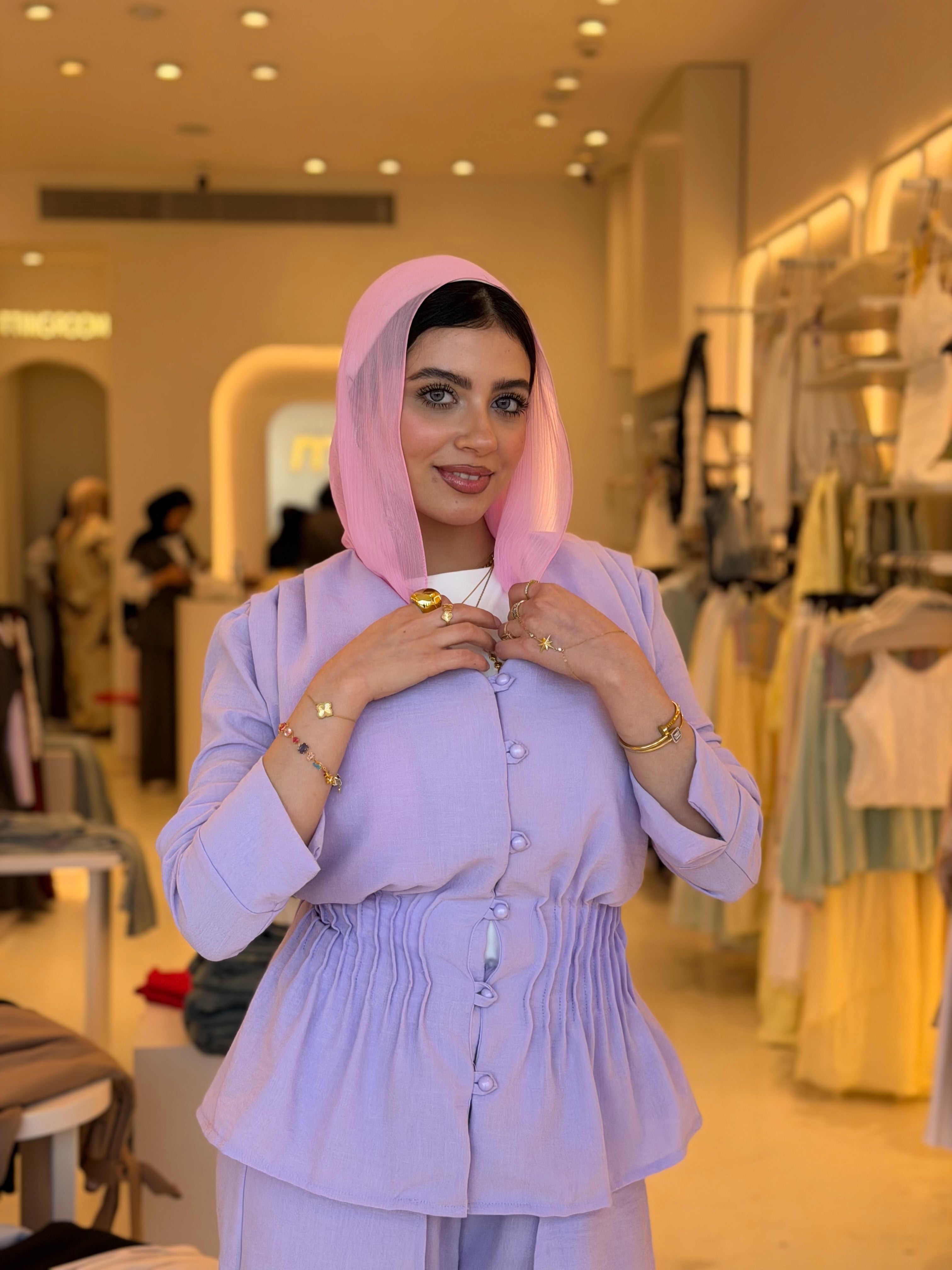 Lumière Soft Blouse (LAVANDER)