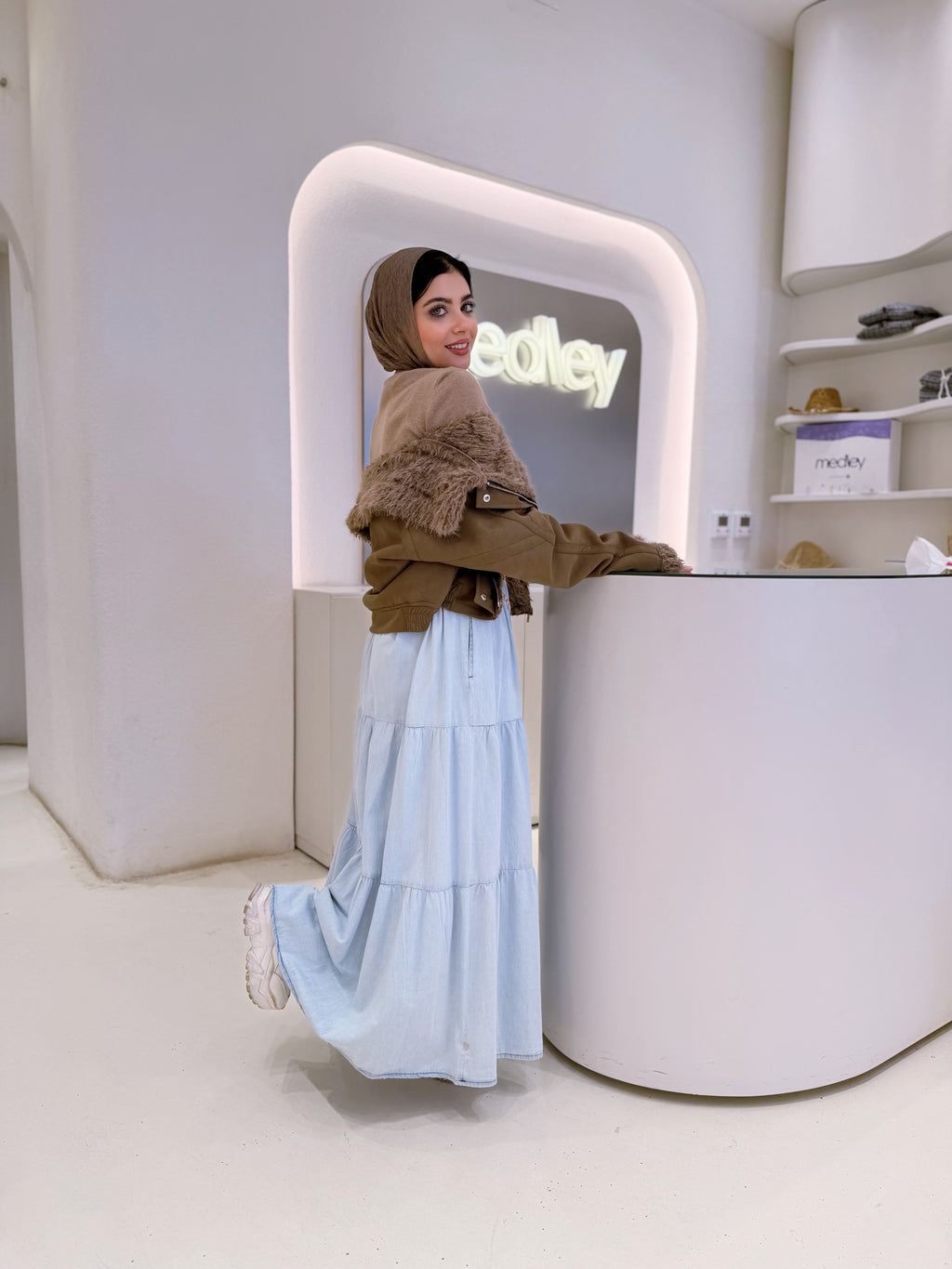 Full fur jacket ( mocha )