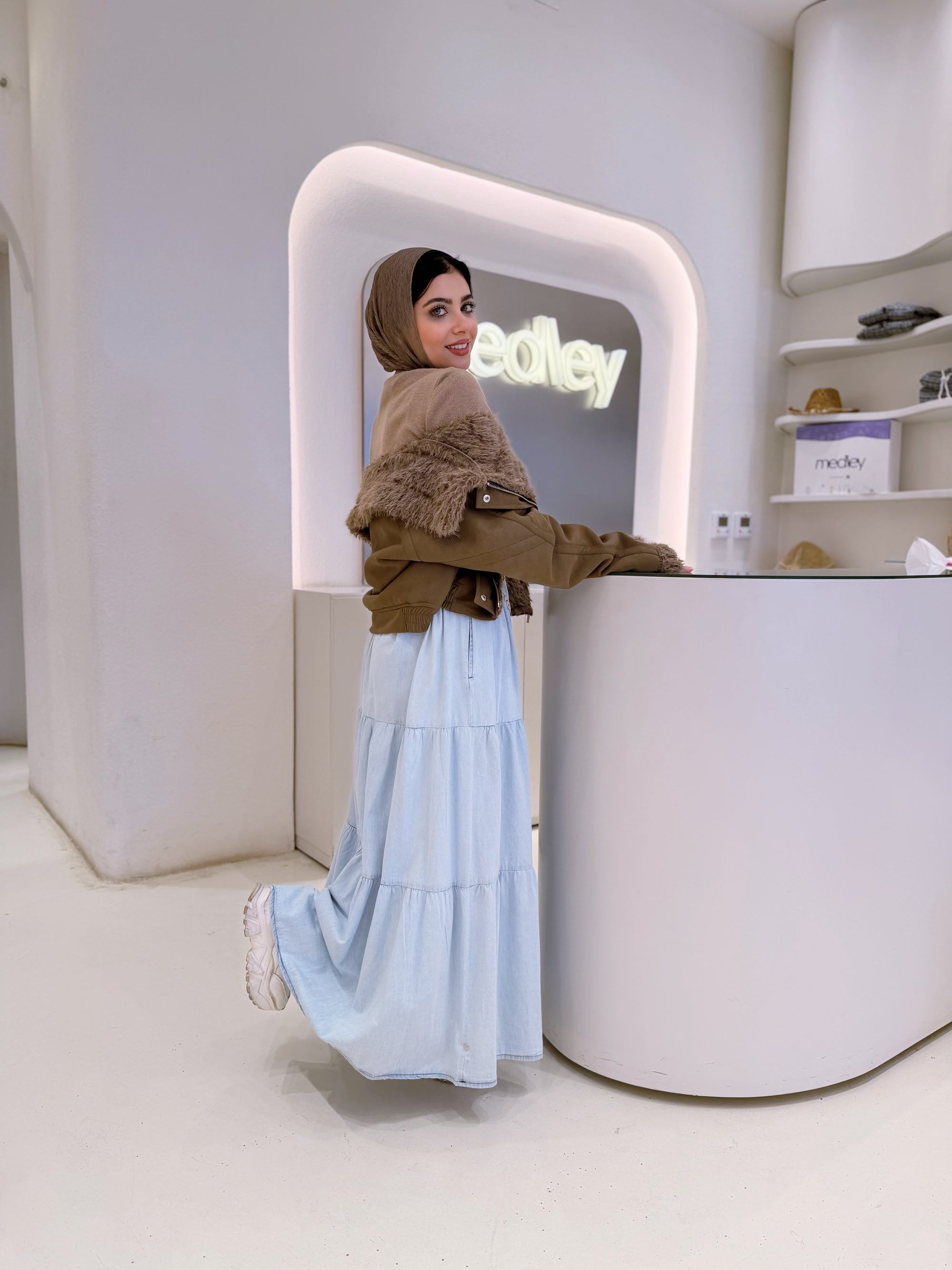 Full fur jacket ( mocha )