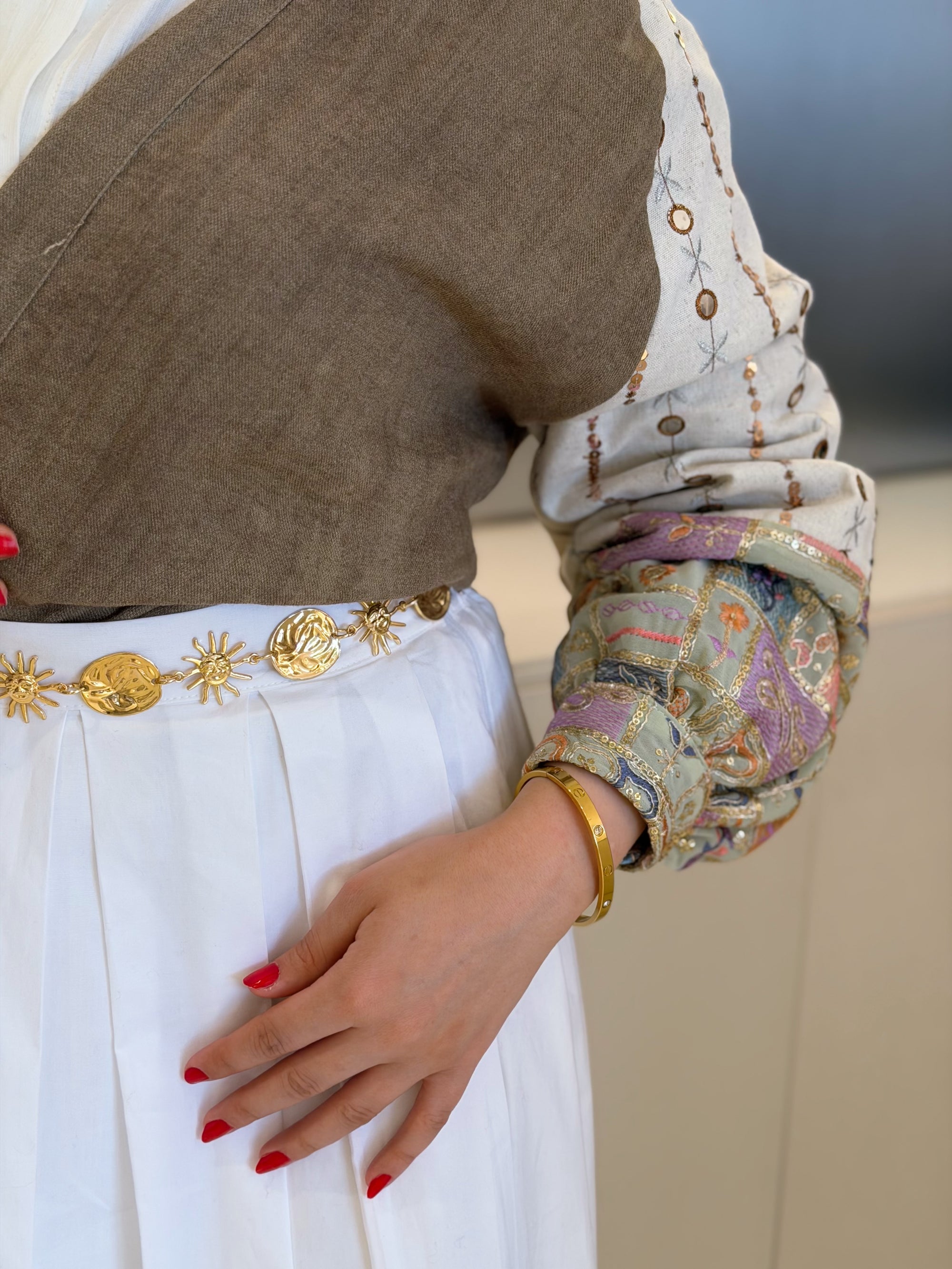 Ramadan Linen Cardigan