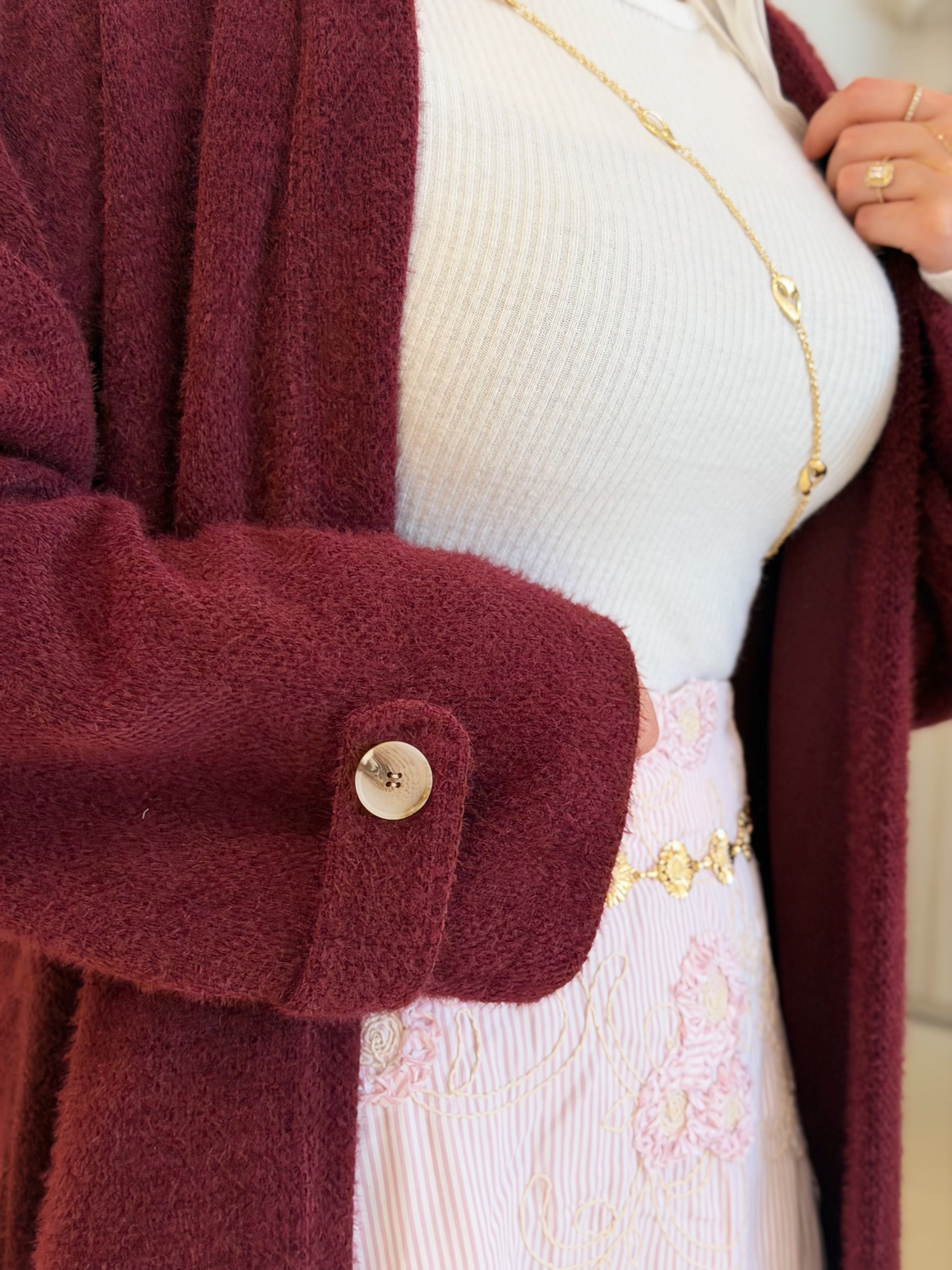 Delicate gold statement Necklace