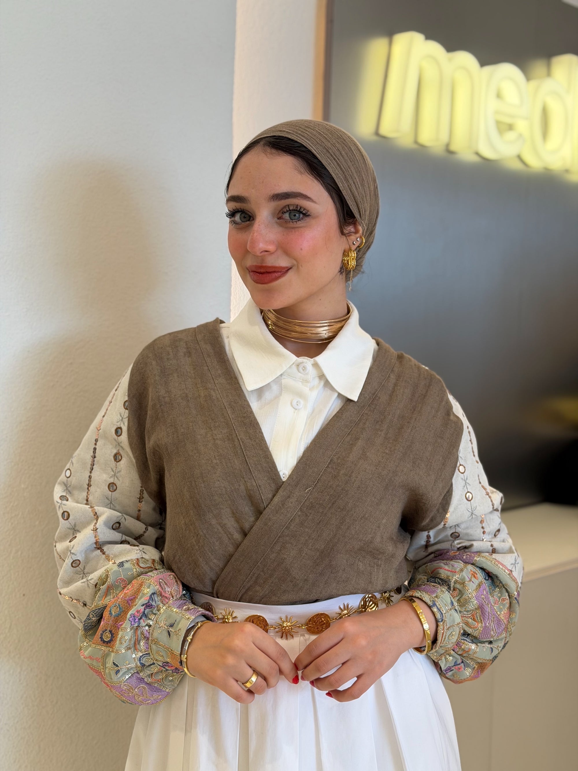 Ramadan Linen Cardigan