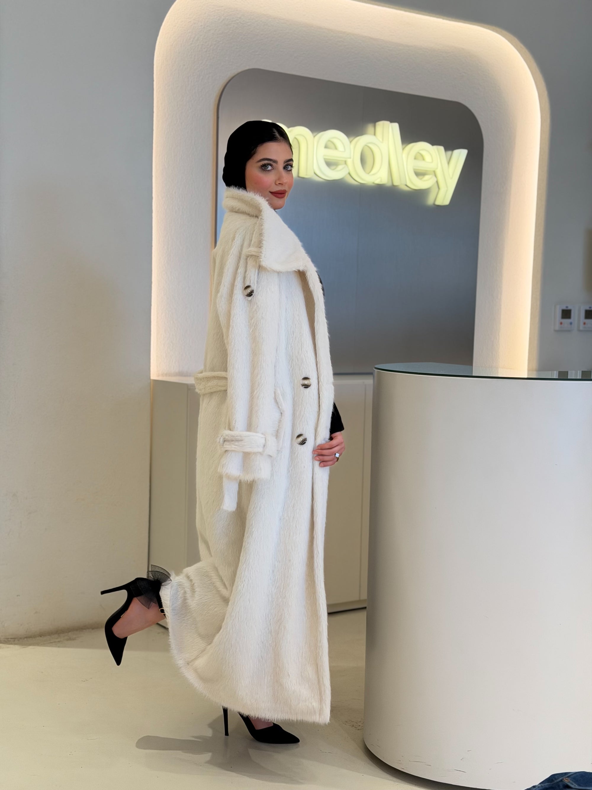 Fancy Fluffy Fur Coat