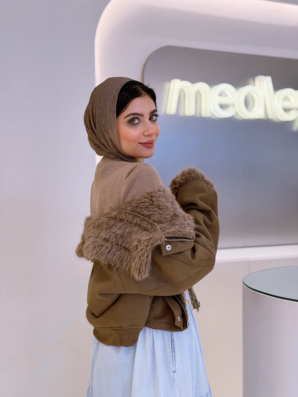 Full fur jacket ( mocha )