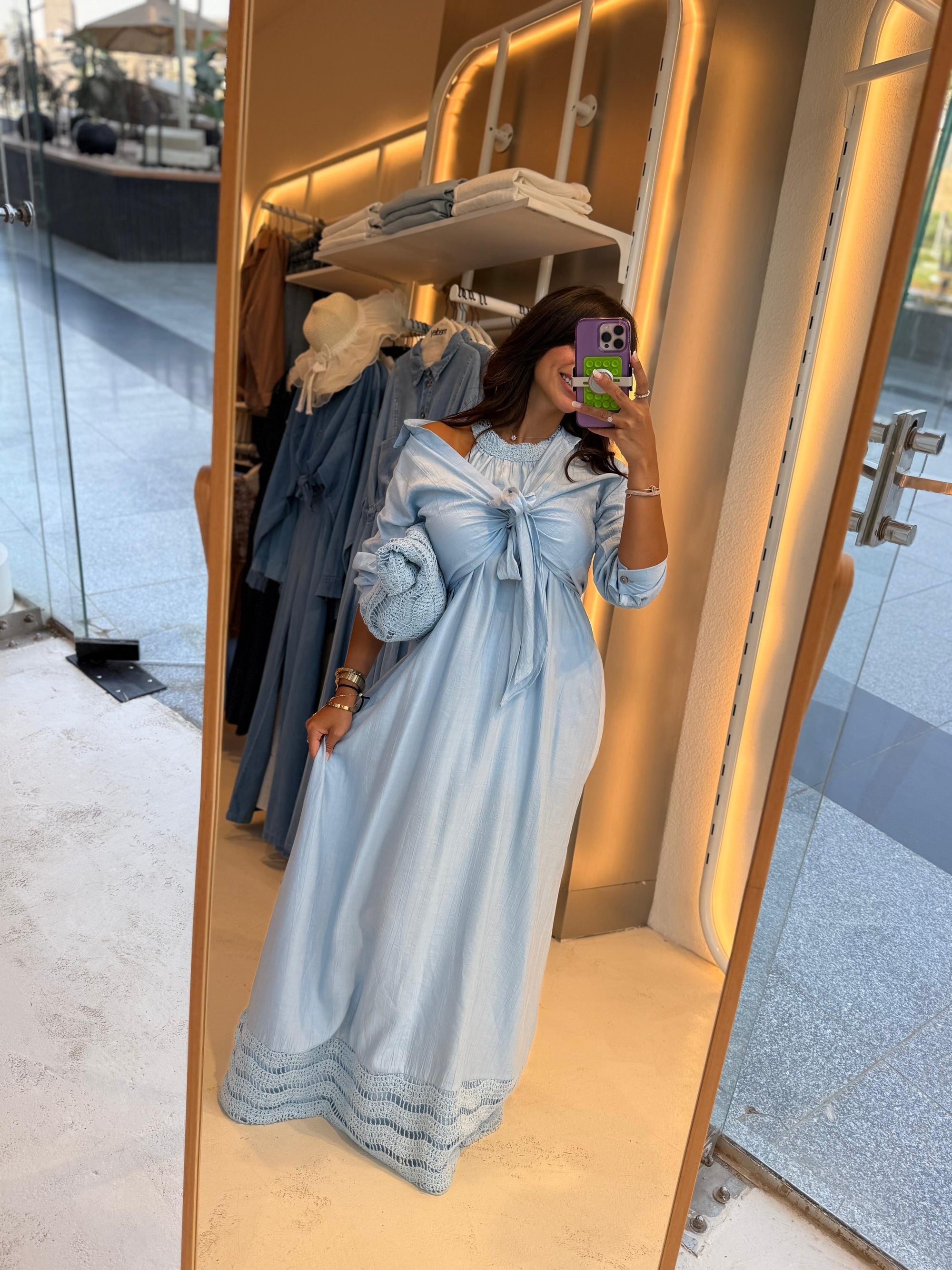 3pcs Dress with shirt and bag