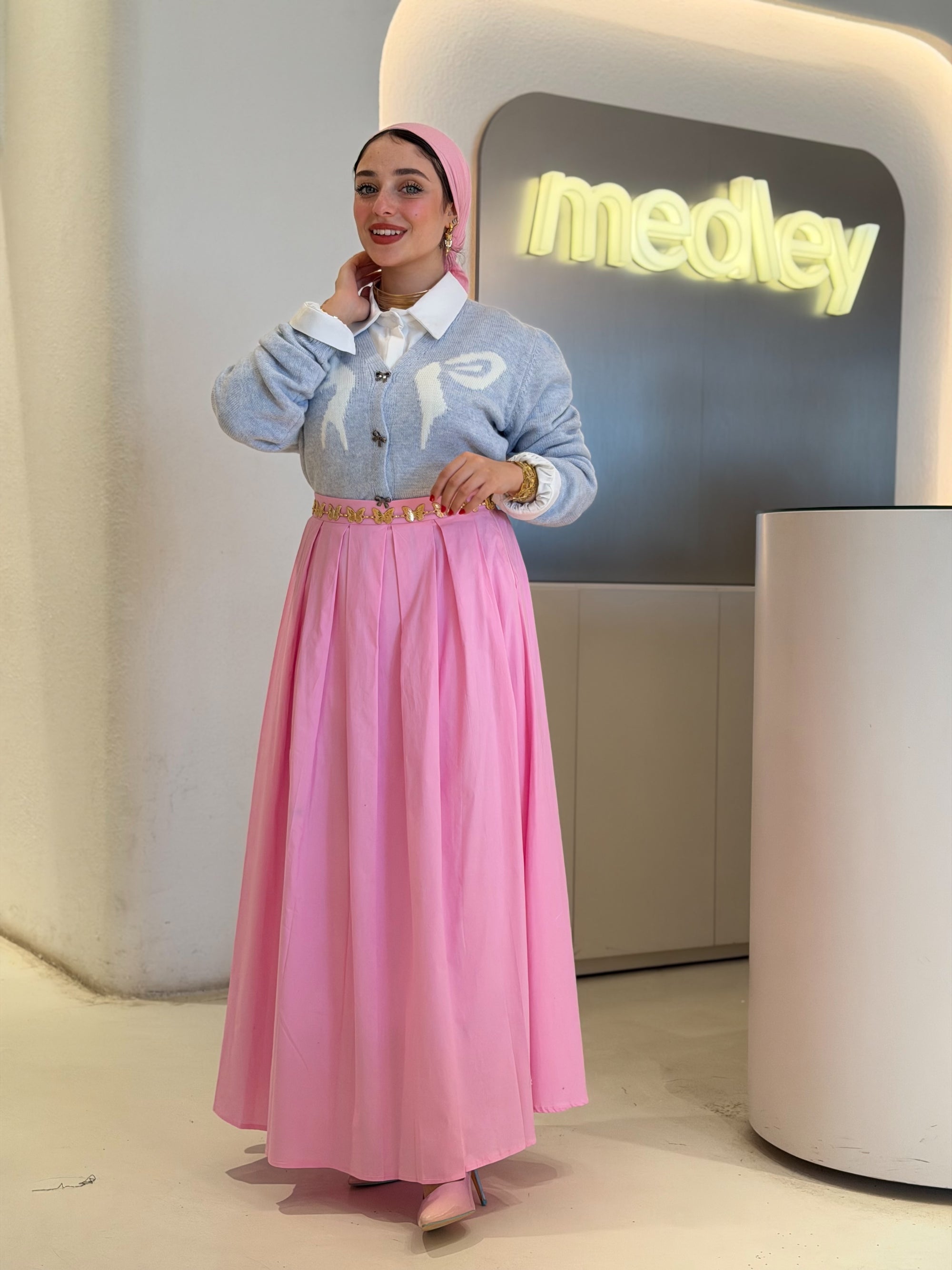 Ribbon Mohair Cardigan