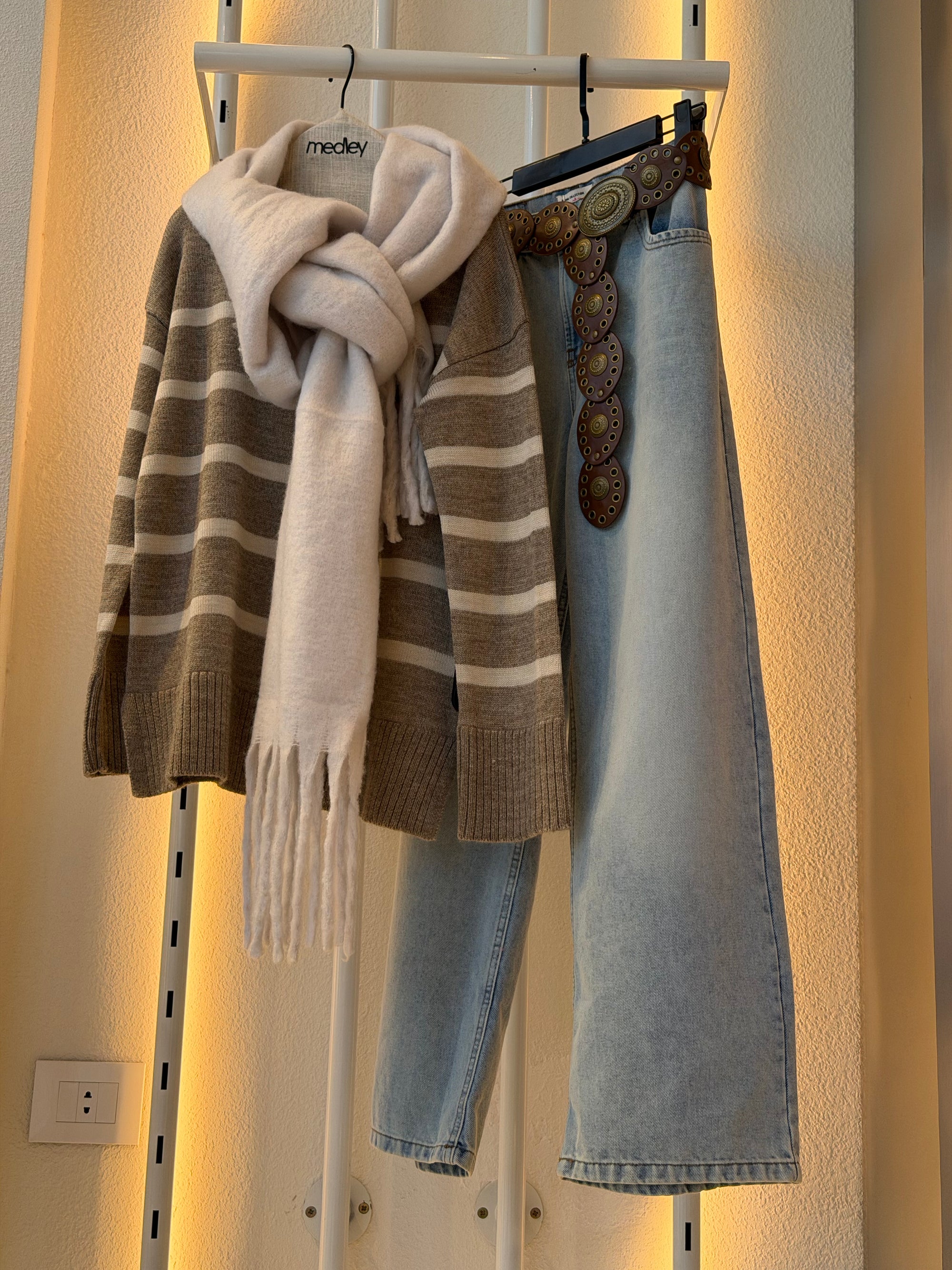 Stripes Knit Pullover