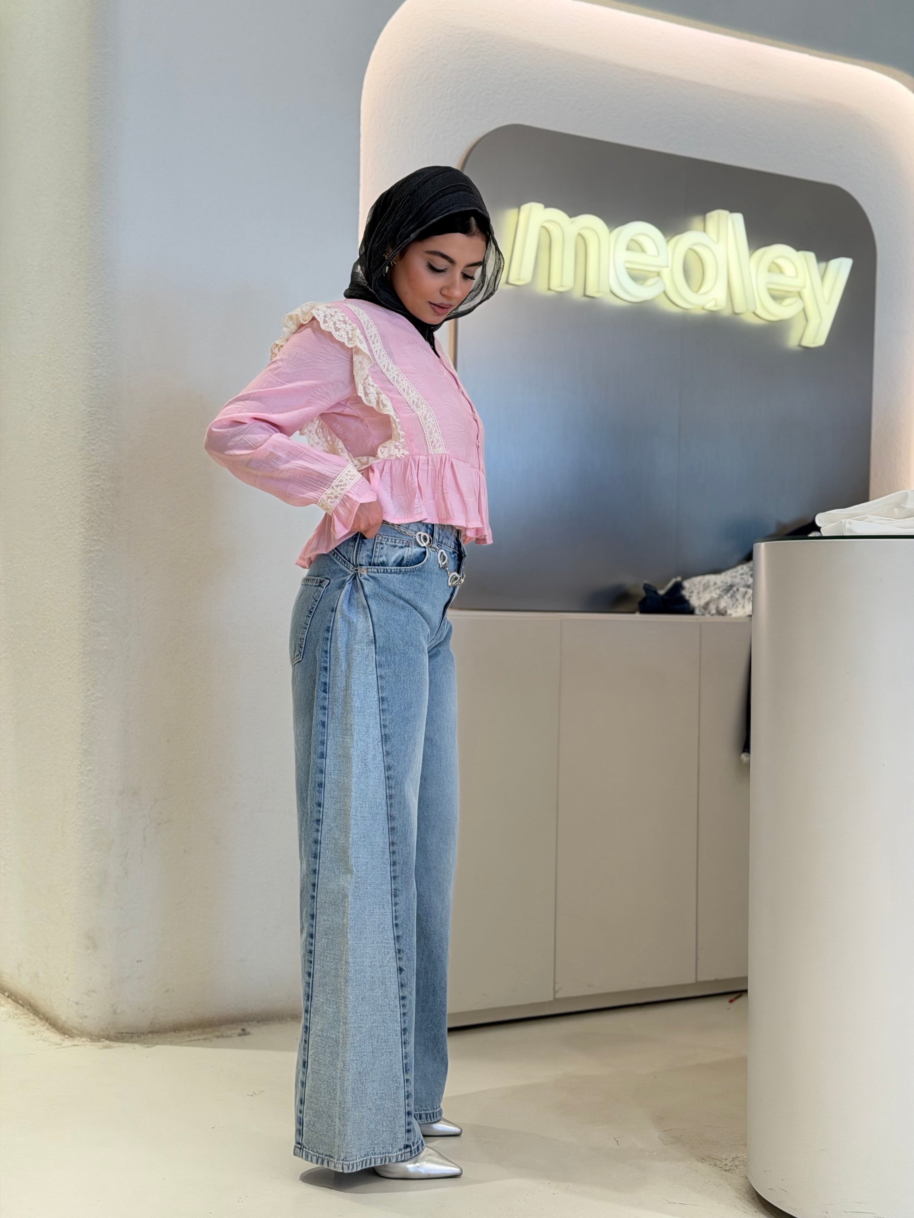 Fancy Dantel End Blouse