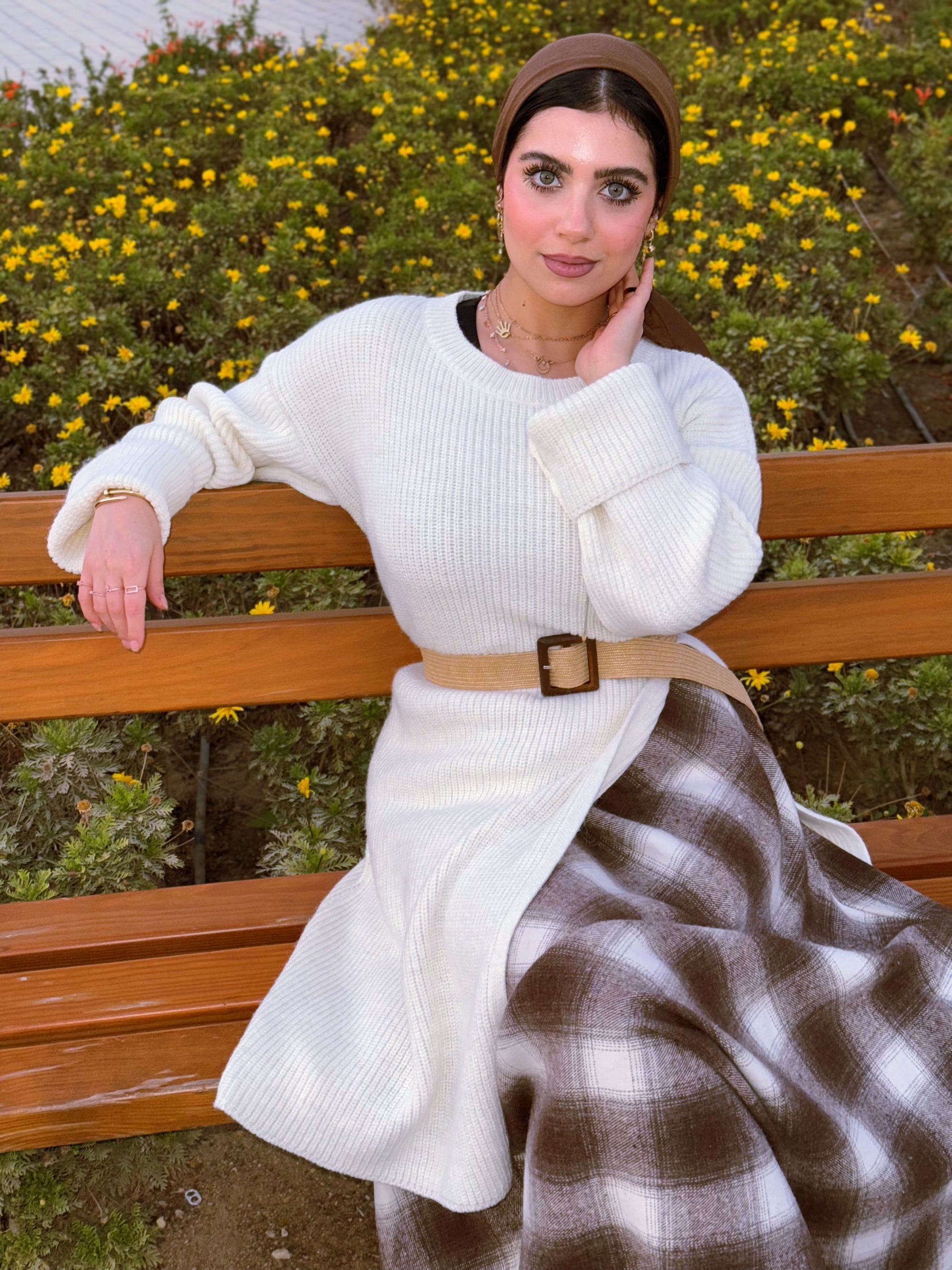 Winter Cream Knit