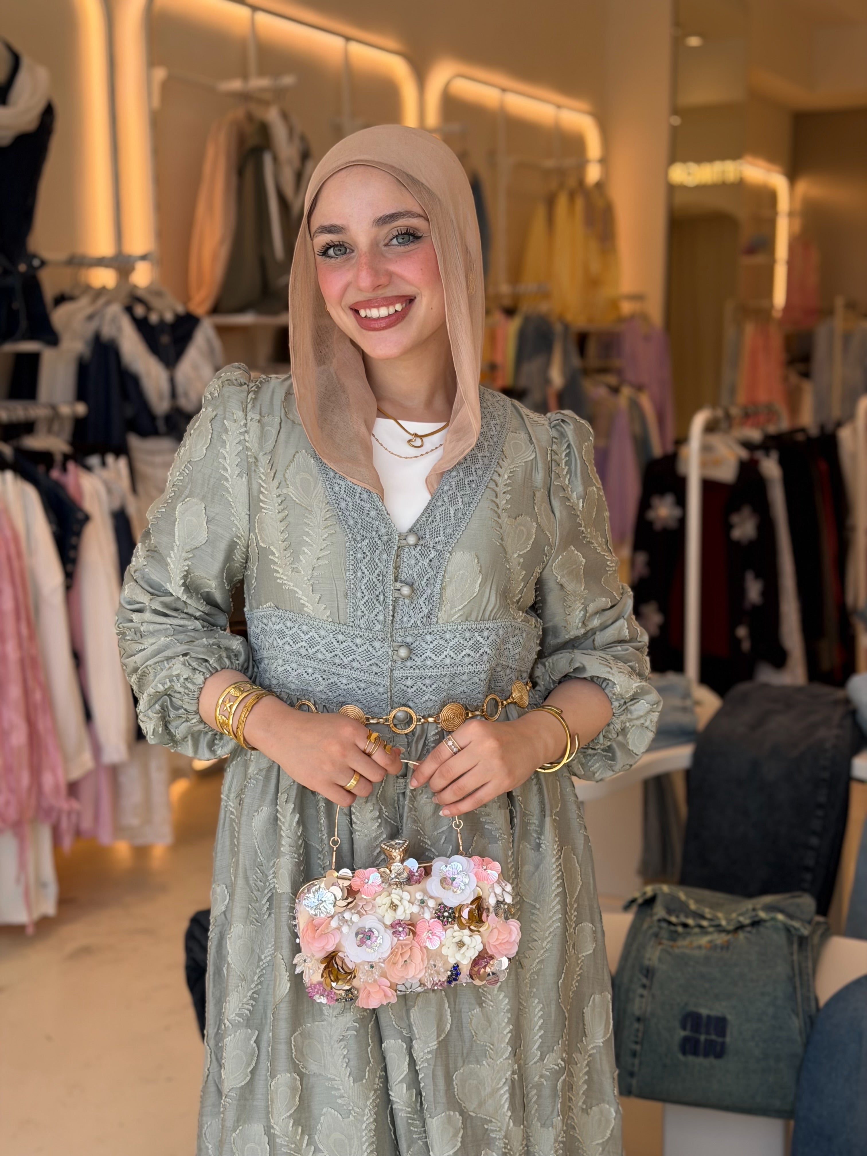 Fleuré Dress ( olive )