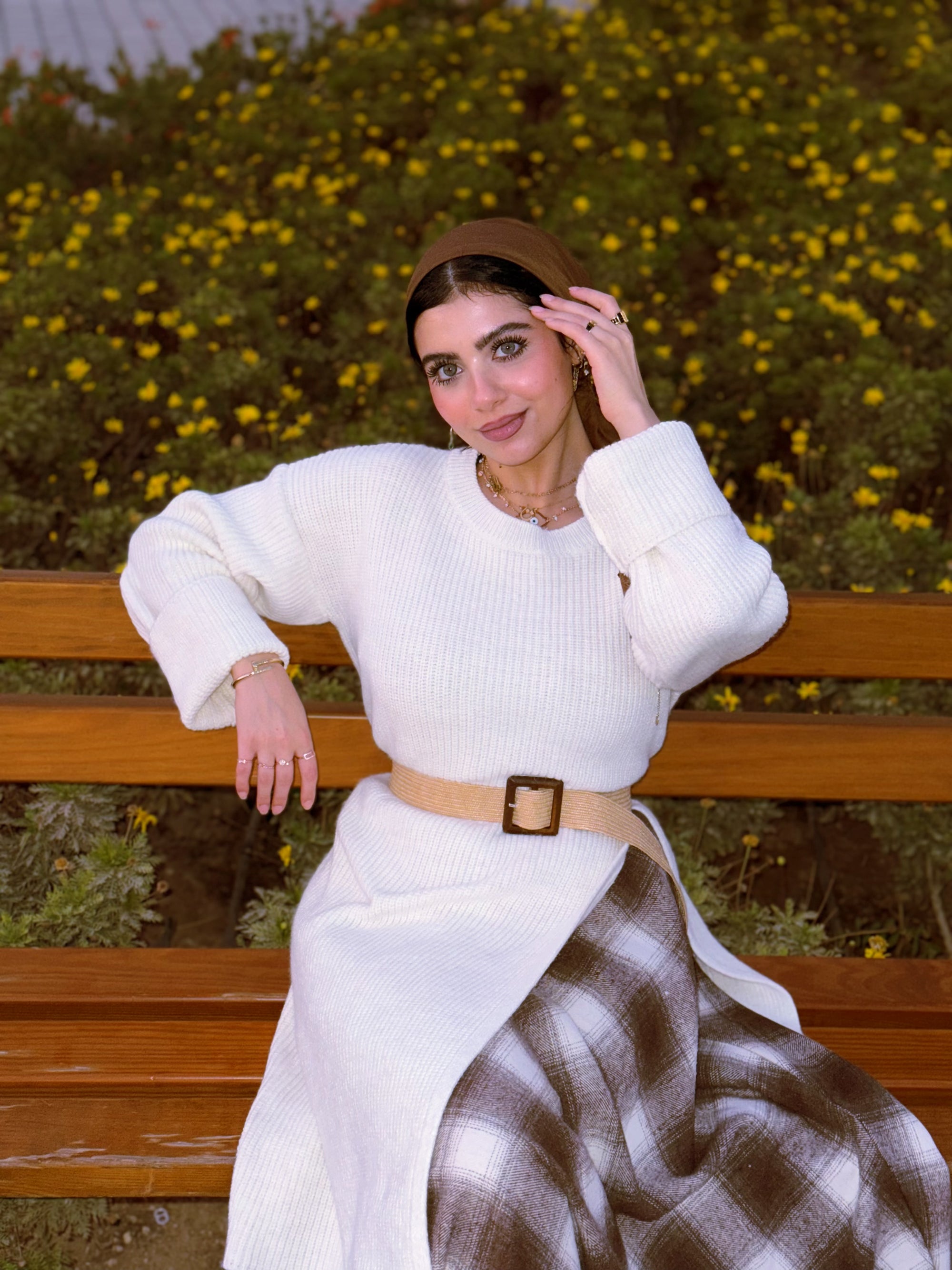 Winter Cream Knit