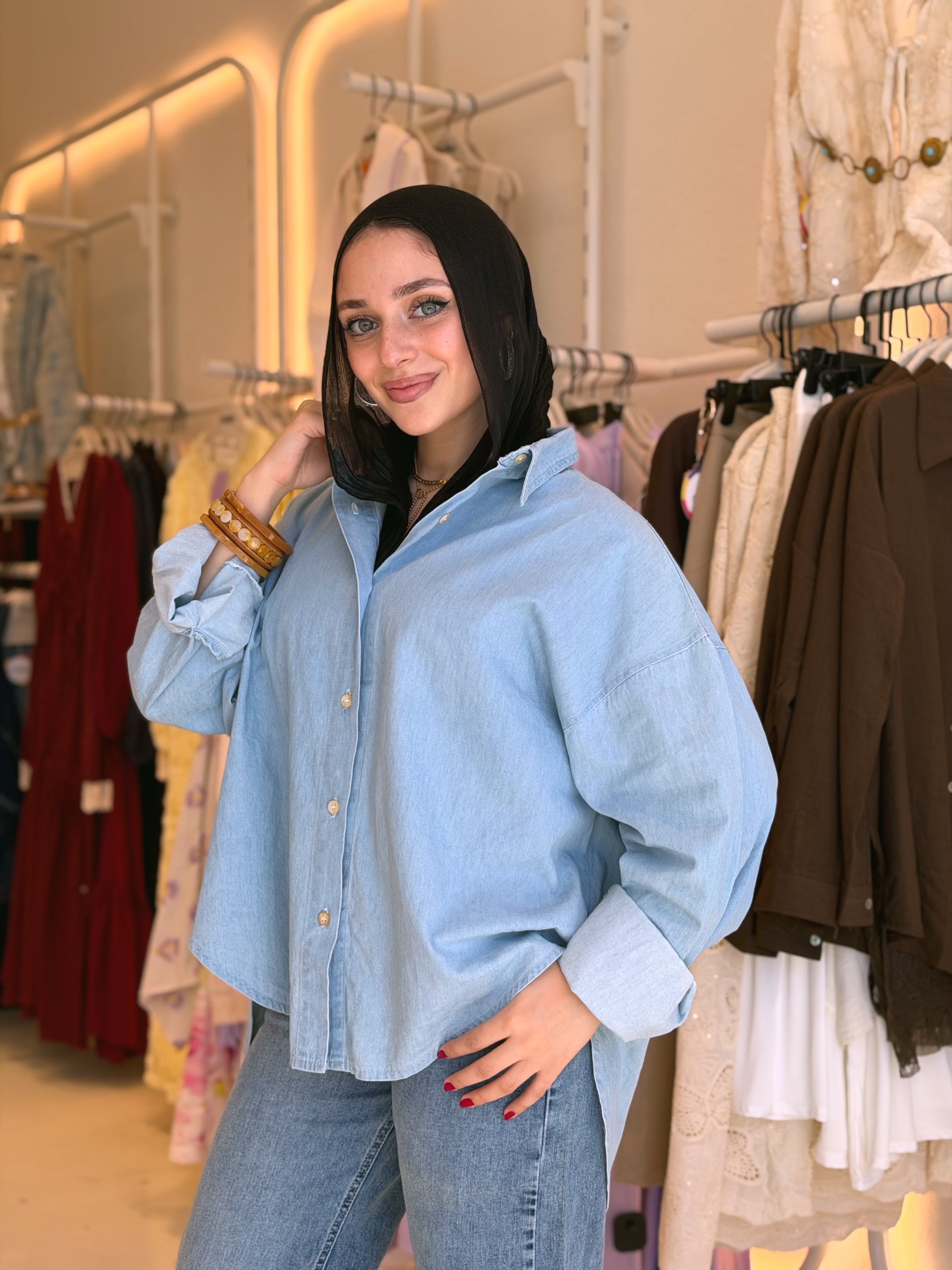 Sky Breeze Denim Shirt