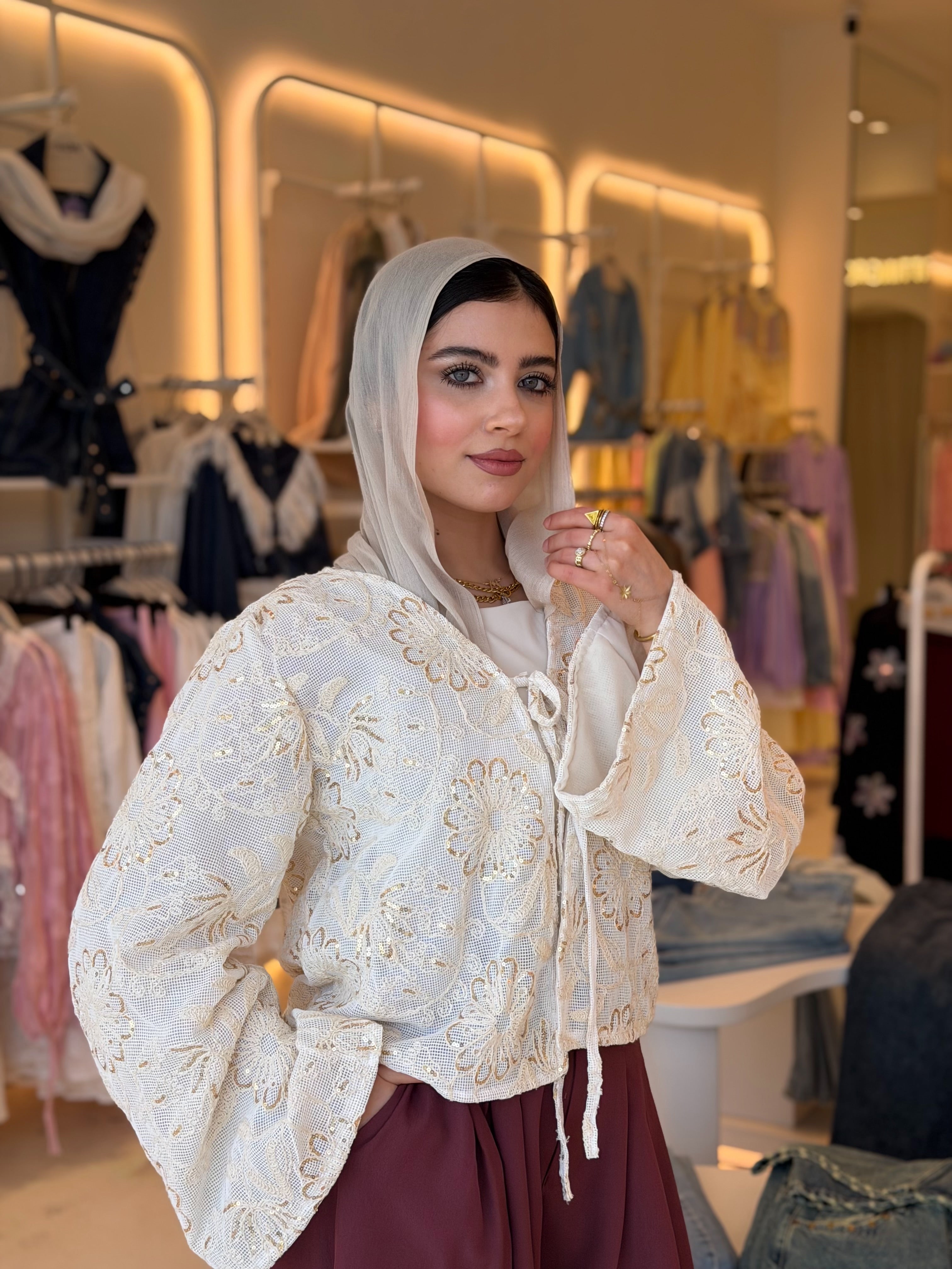 Aura TextureTie-Front Cardigan