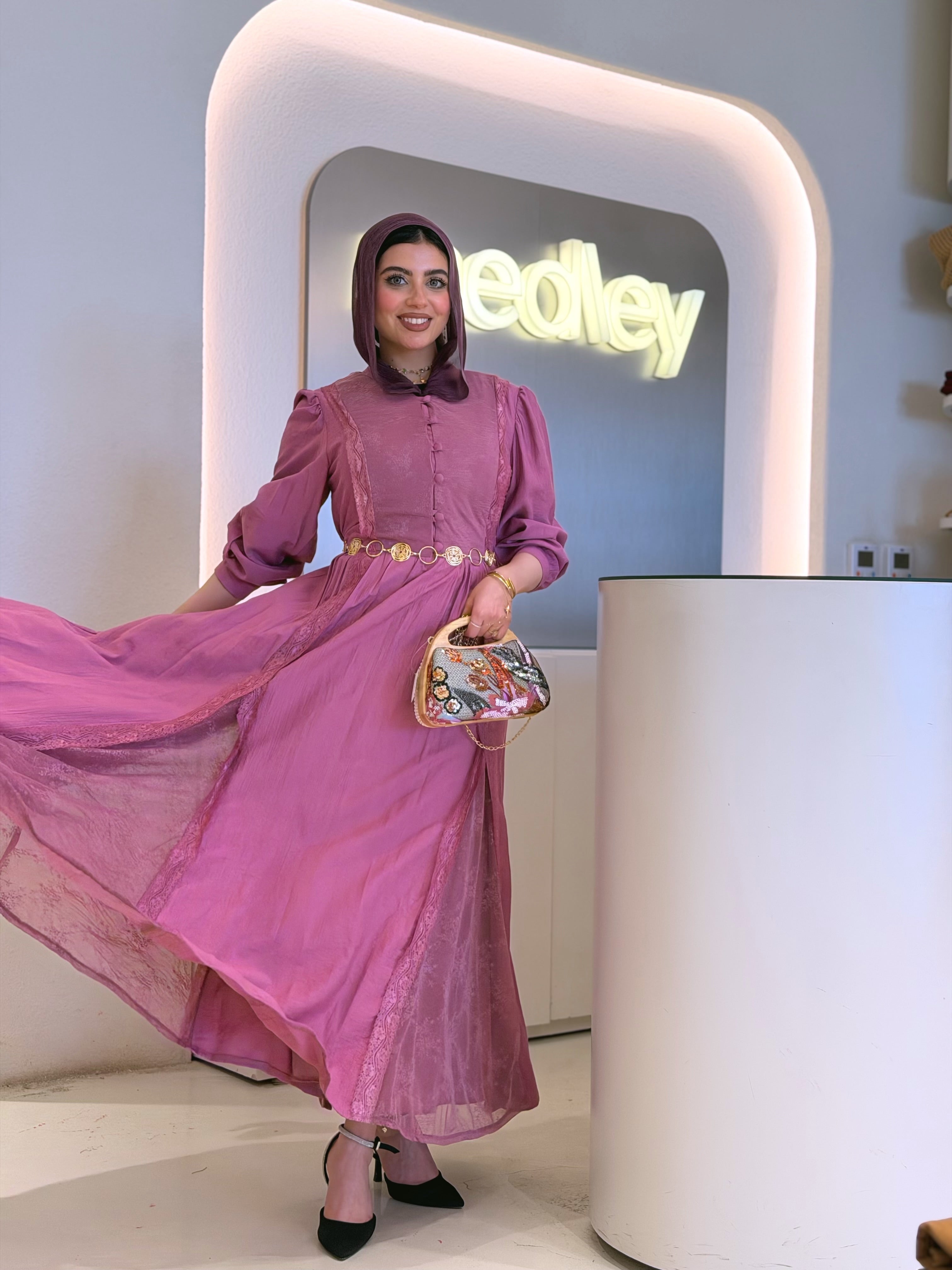 Cinderella’s Summer dress (Berry Mauve)