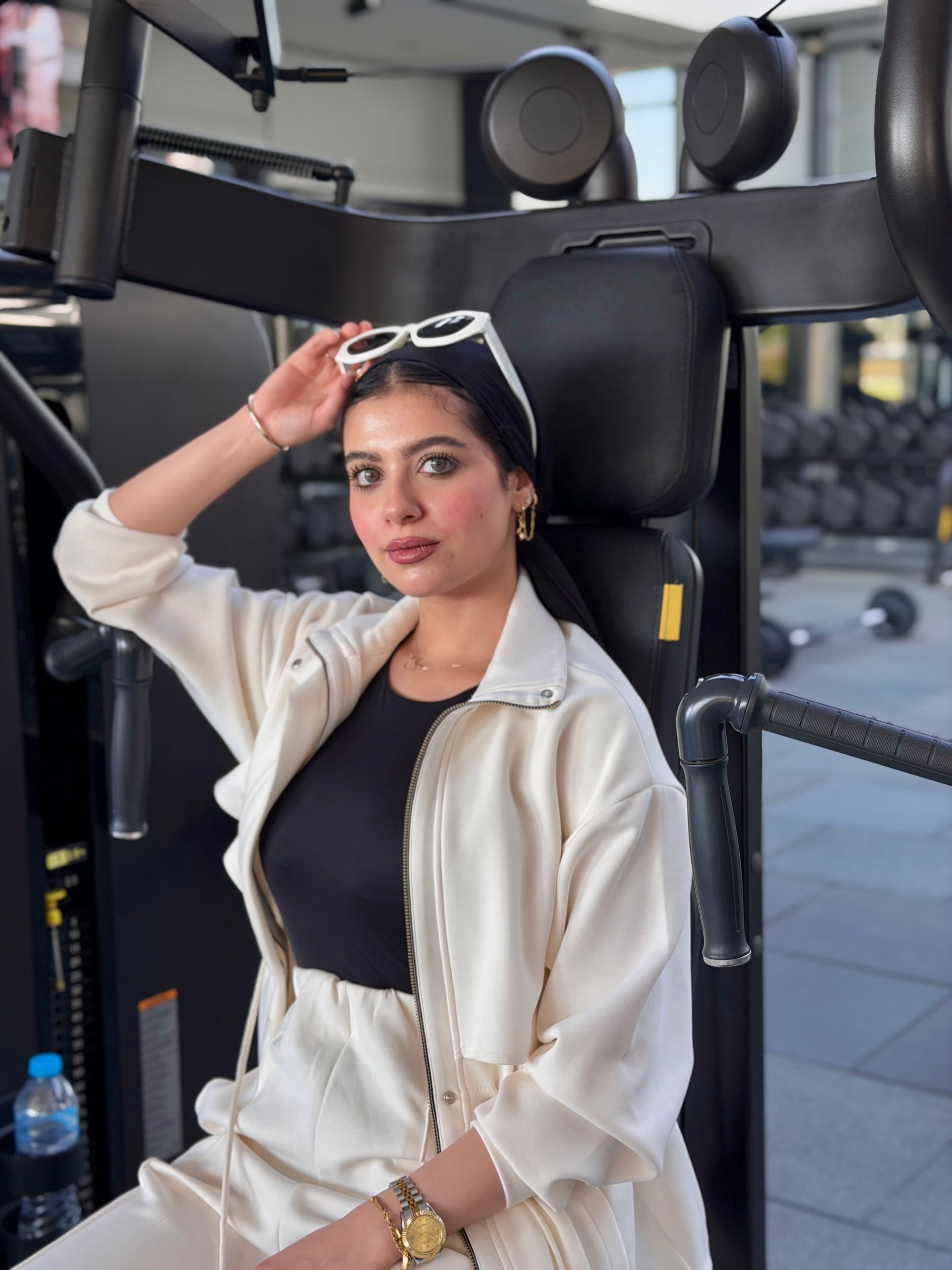 Oysho Set ( pearl white )