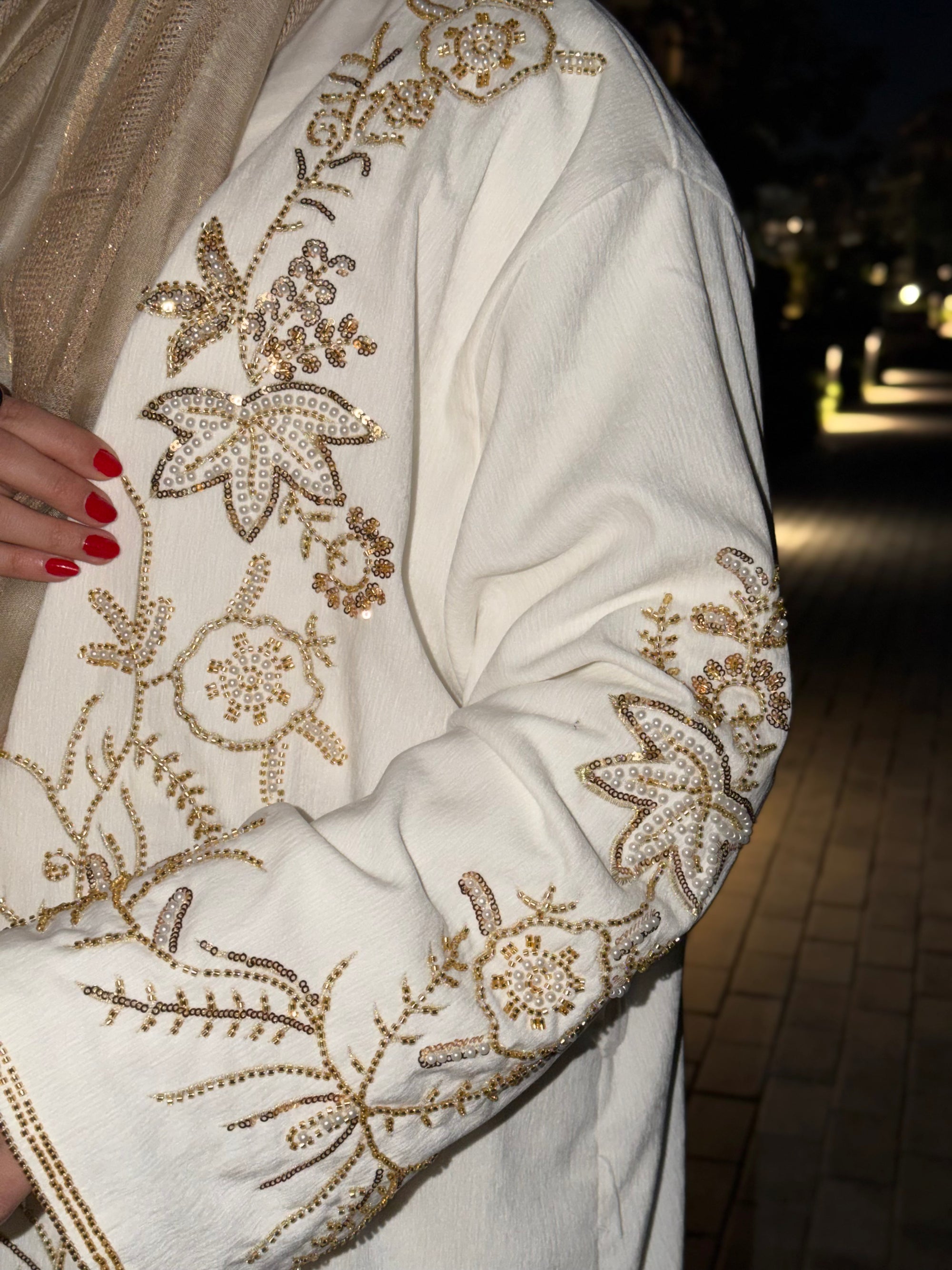 White Angel Abaya