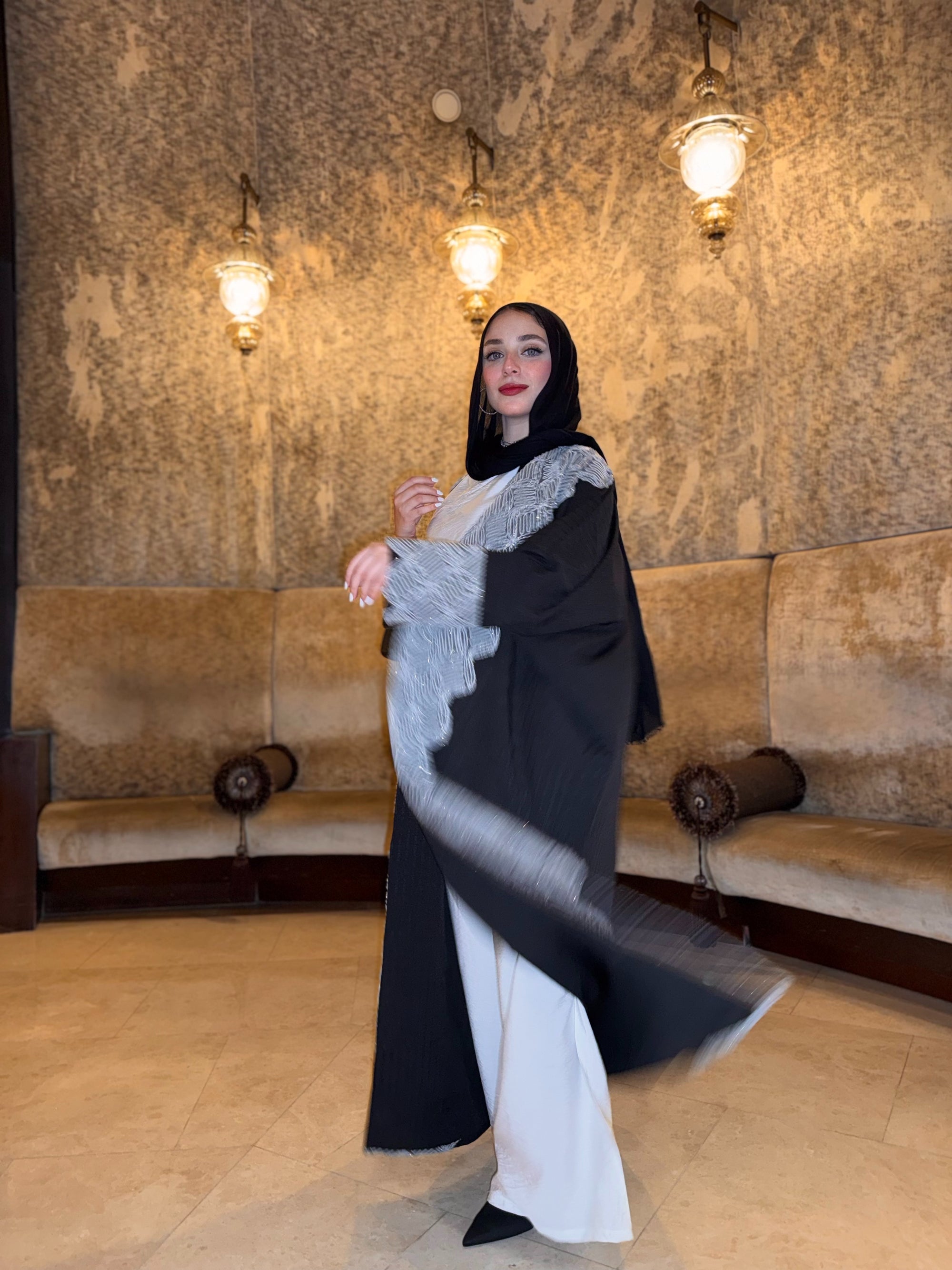 Black Arabian Night Abaya
