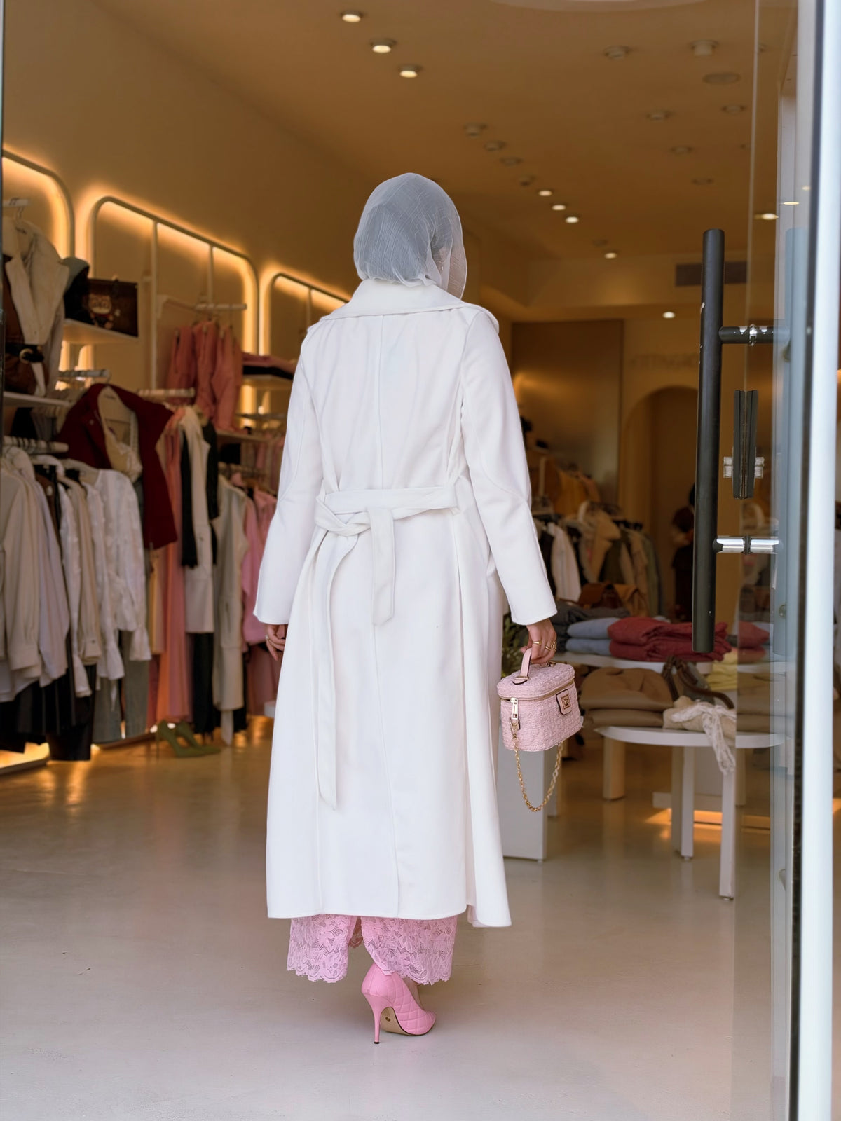 Elegant Wool Long Coat by Medley Fashion, photo 3