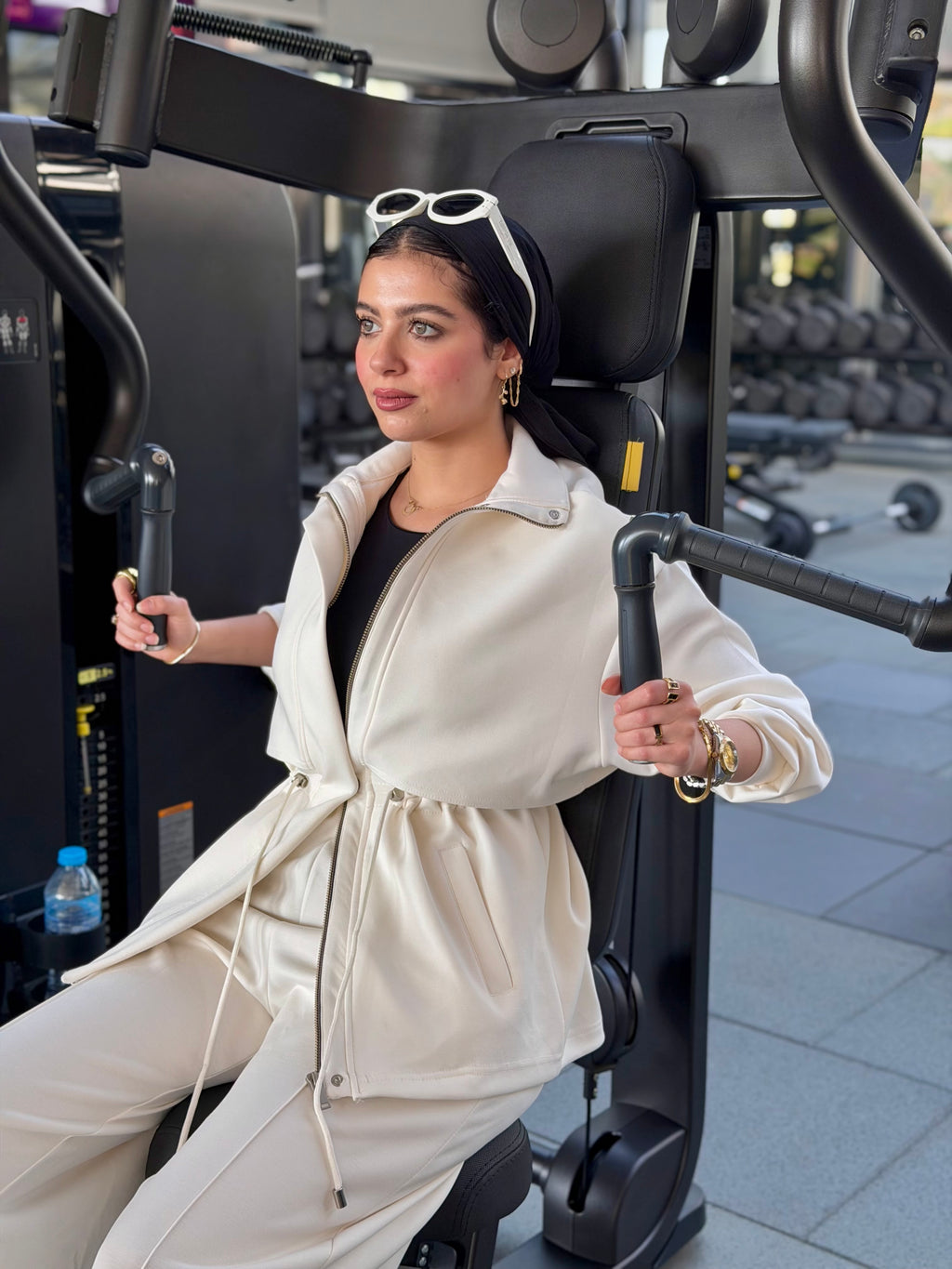 Oysho Set ( pearl white )