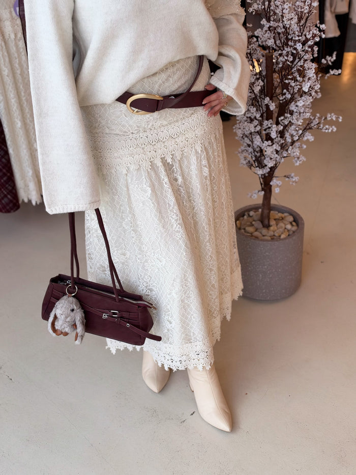 Ivory Dream Lace Skirt
