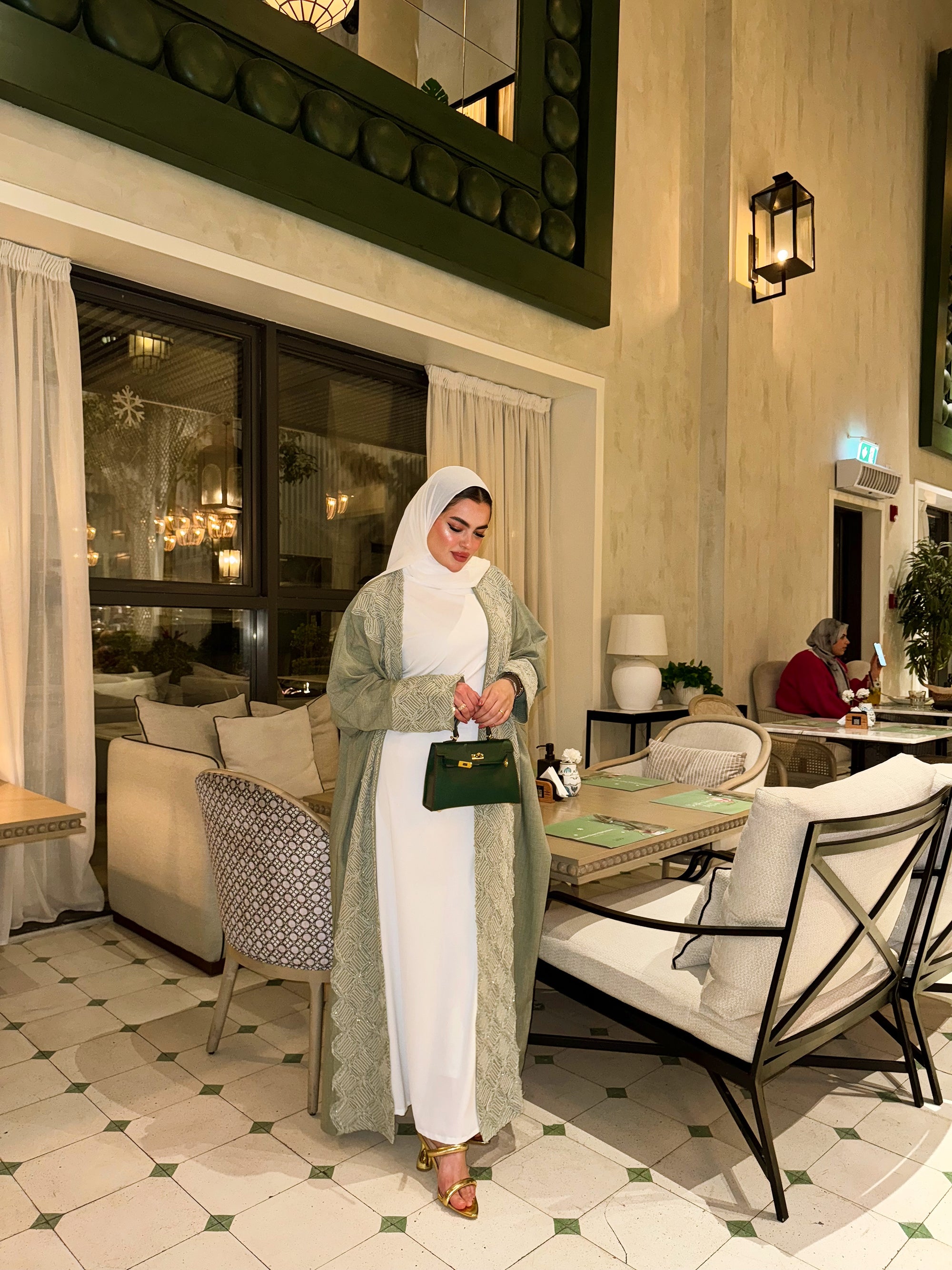 Olive Sage Abaya