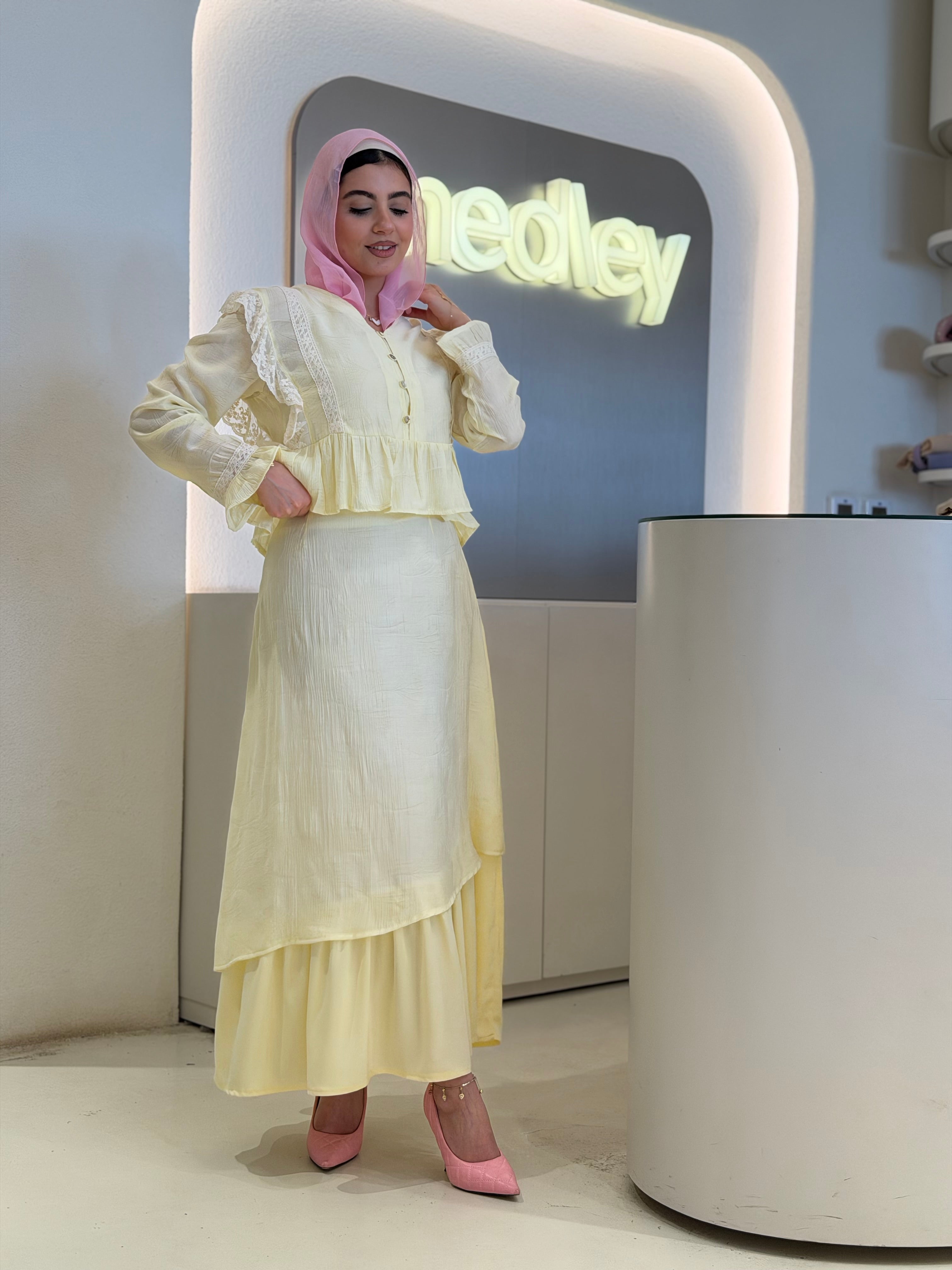 Fancy Dantel End Blouse