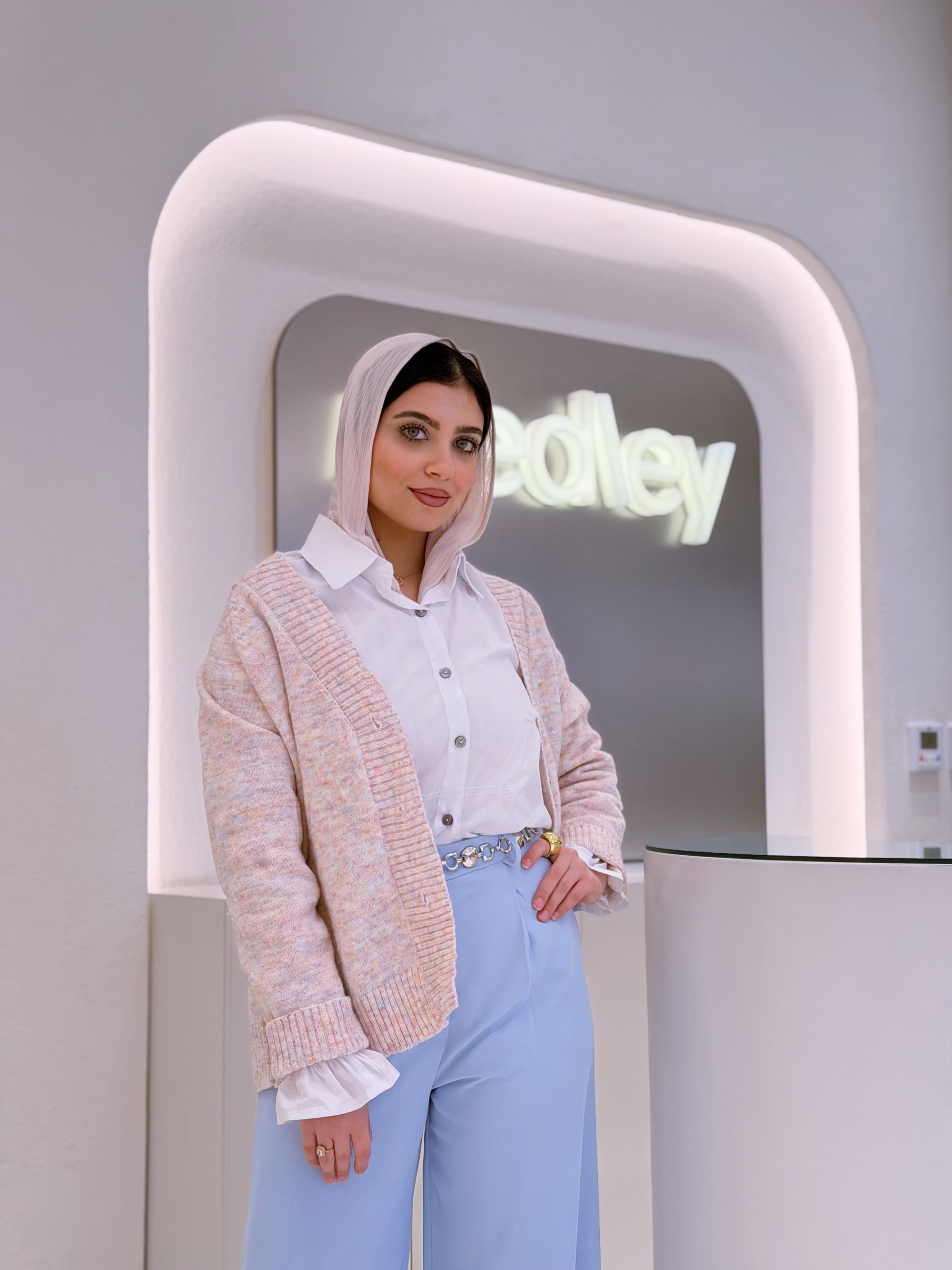 Mohair cardigan ( rainbow)