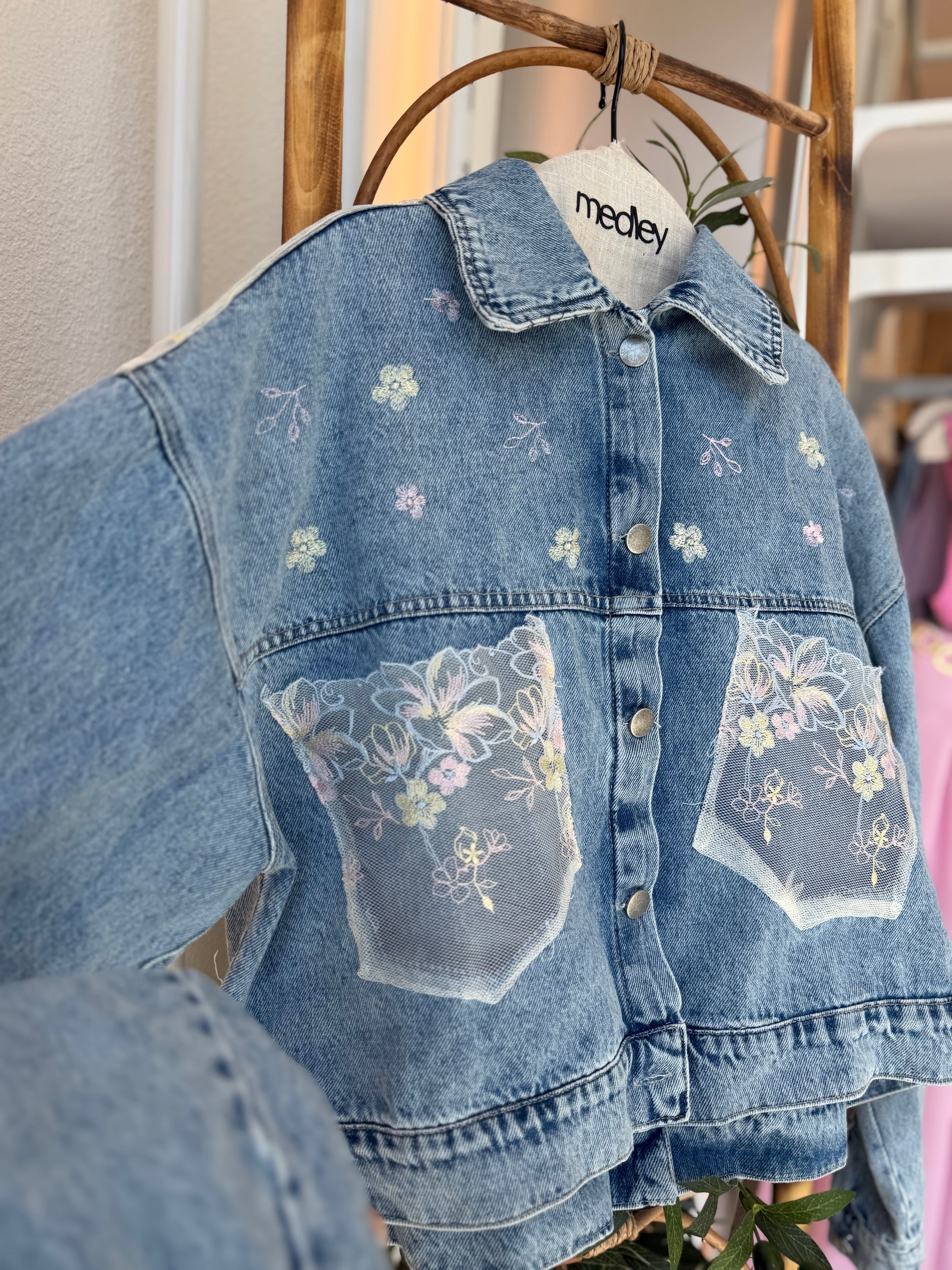 Wildflower Denim Jacket