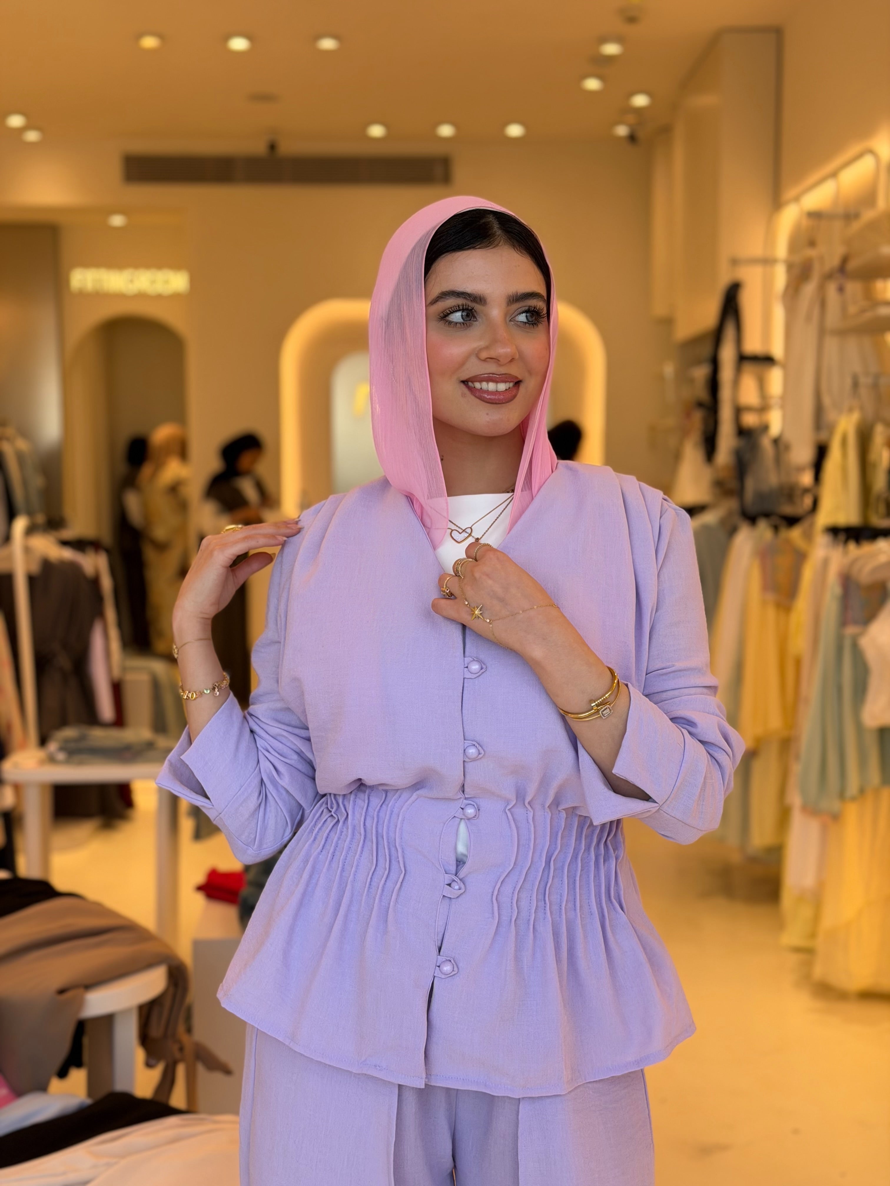 Lumière Soft Blouse (LAVANDER)