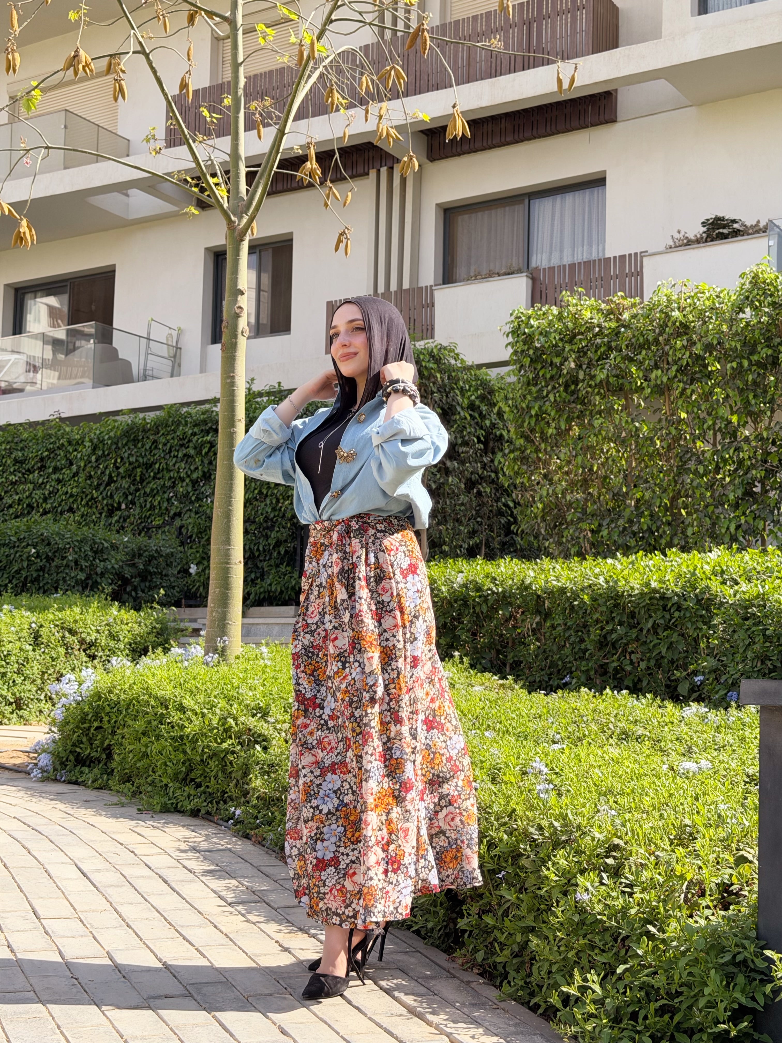 Floral Maxi Skirt