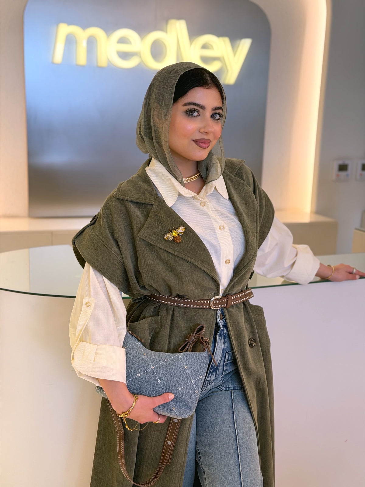 French Trench Vest