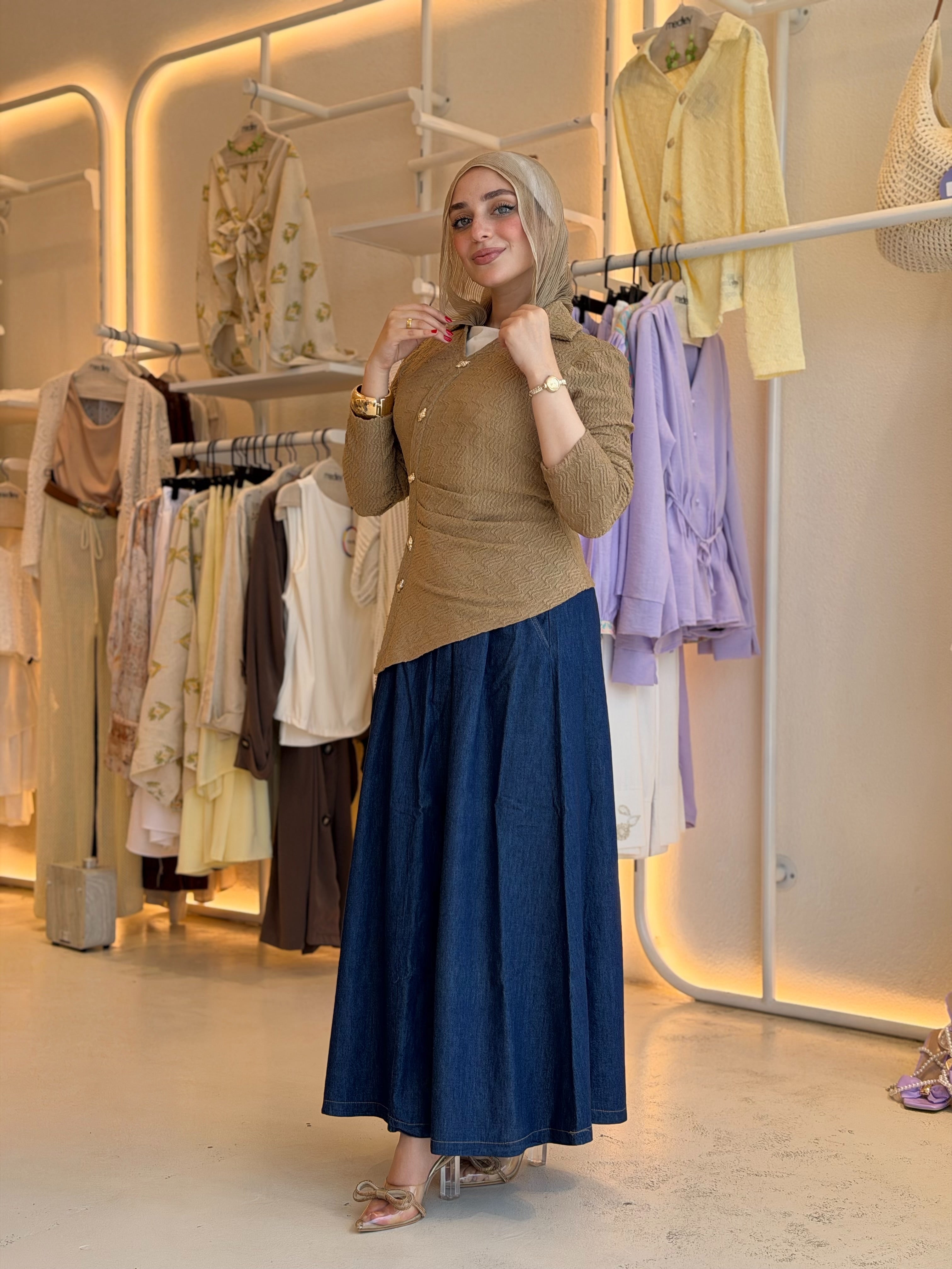 Aurora Asymmetric Blouse