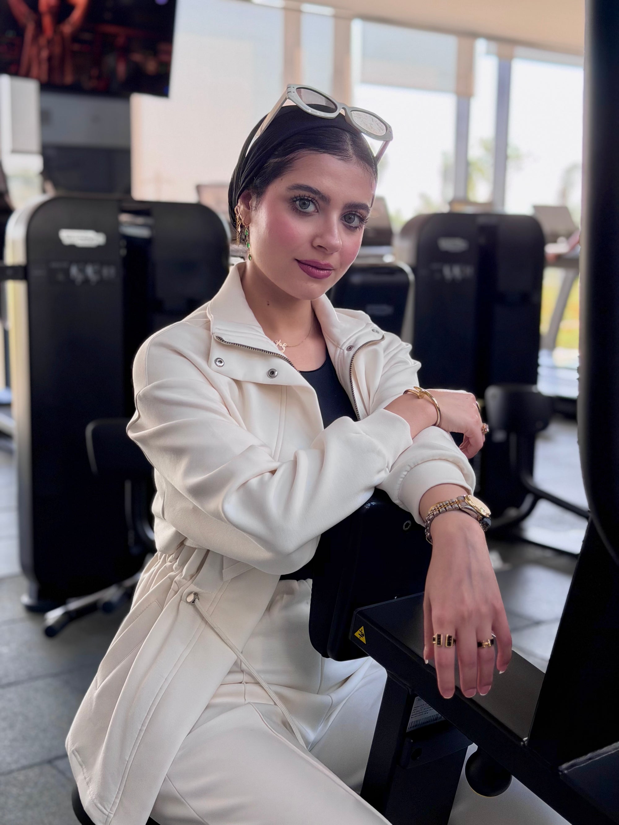 Oysho Set ( pearl white )