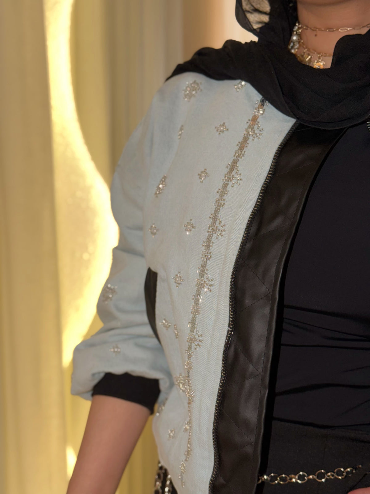 Diamond Denim Jacket