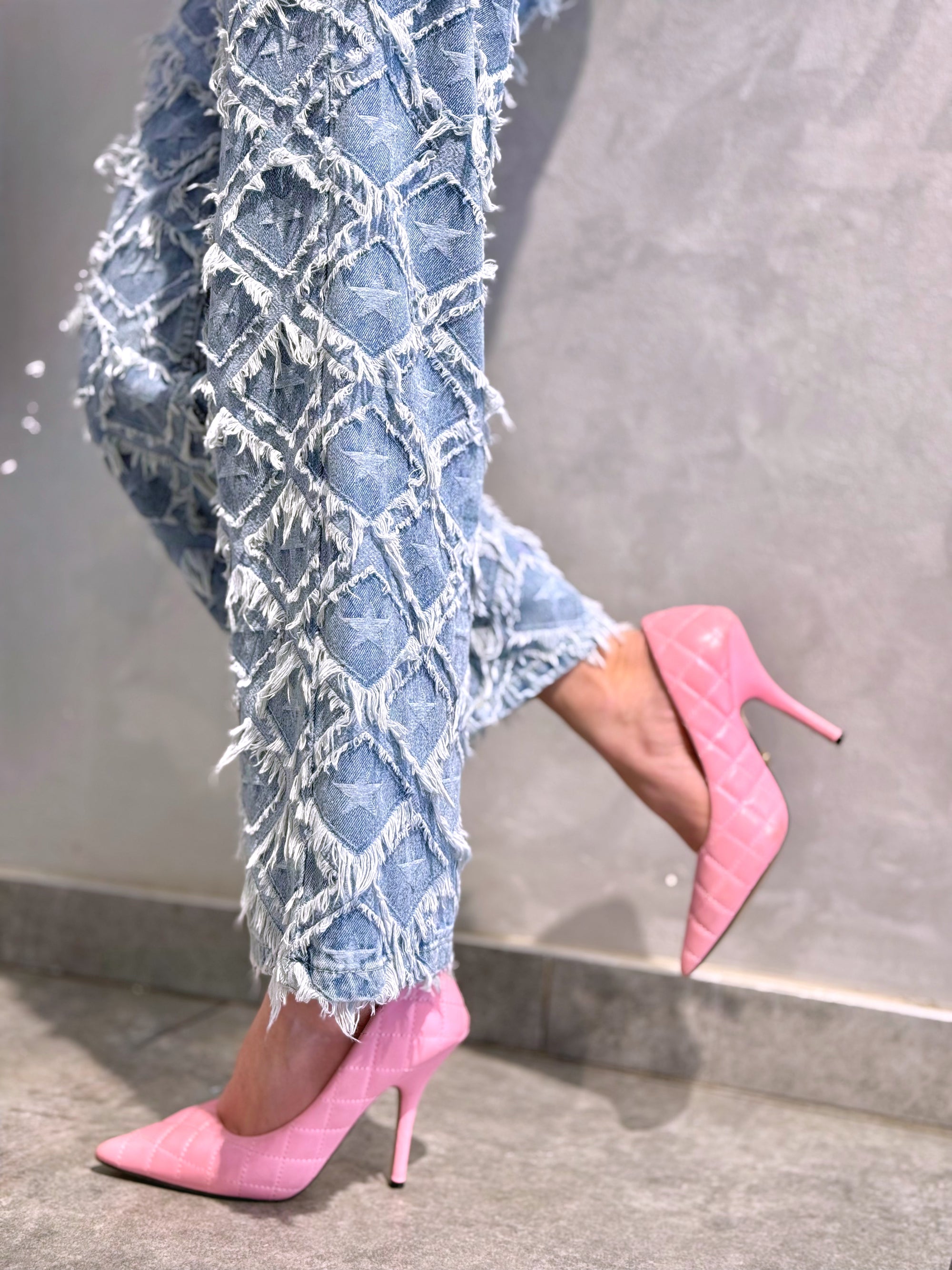 Stellar Fringe Denim Pants ✨