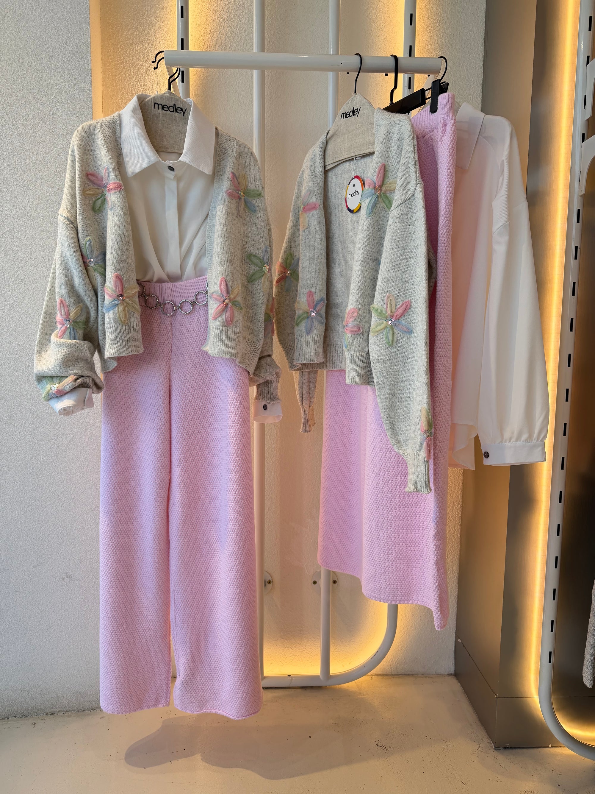 Bubble Gum Knit Pants