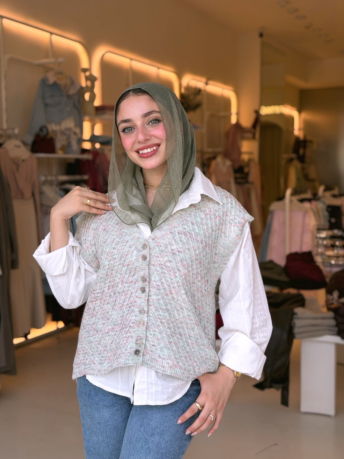 Chic Melange Vest