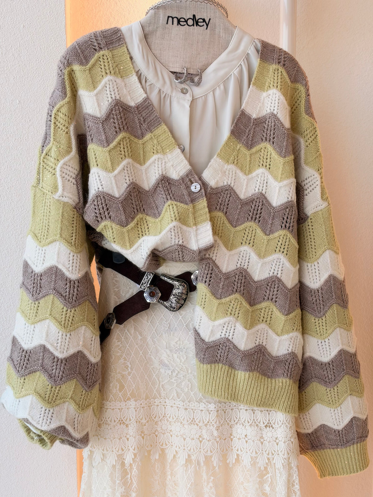 Sugar Rush mohair cardigan by Medley Fashion, photo 4