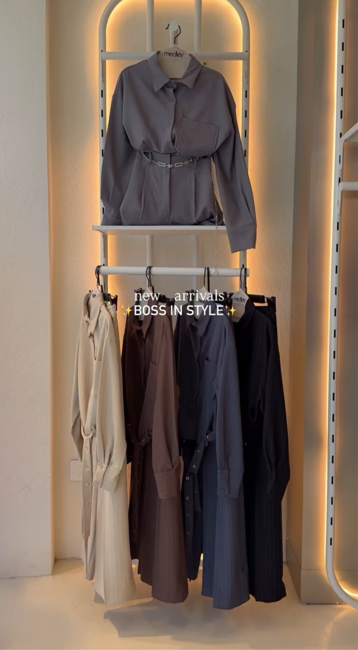 2pcs striped set blouse & pants