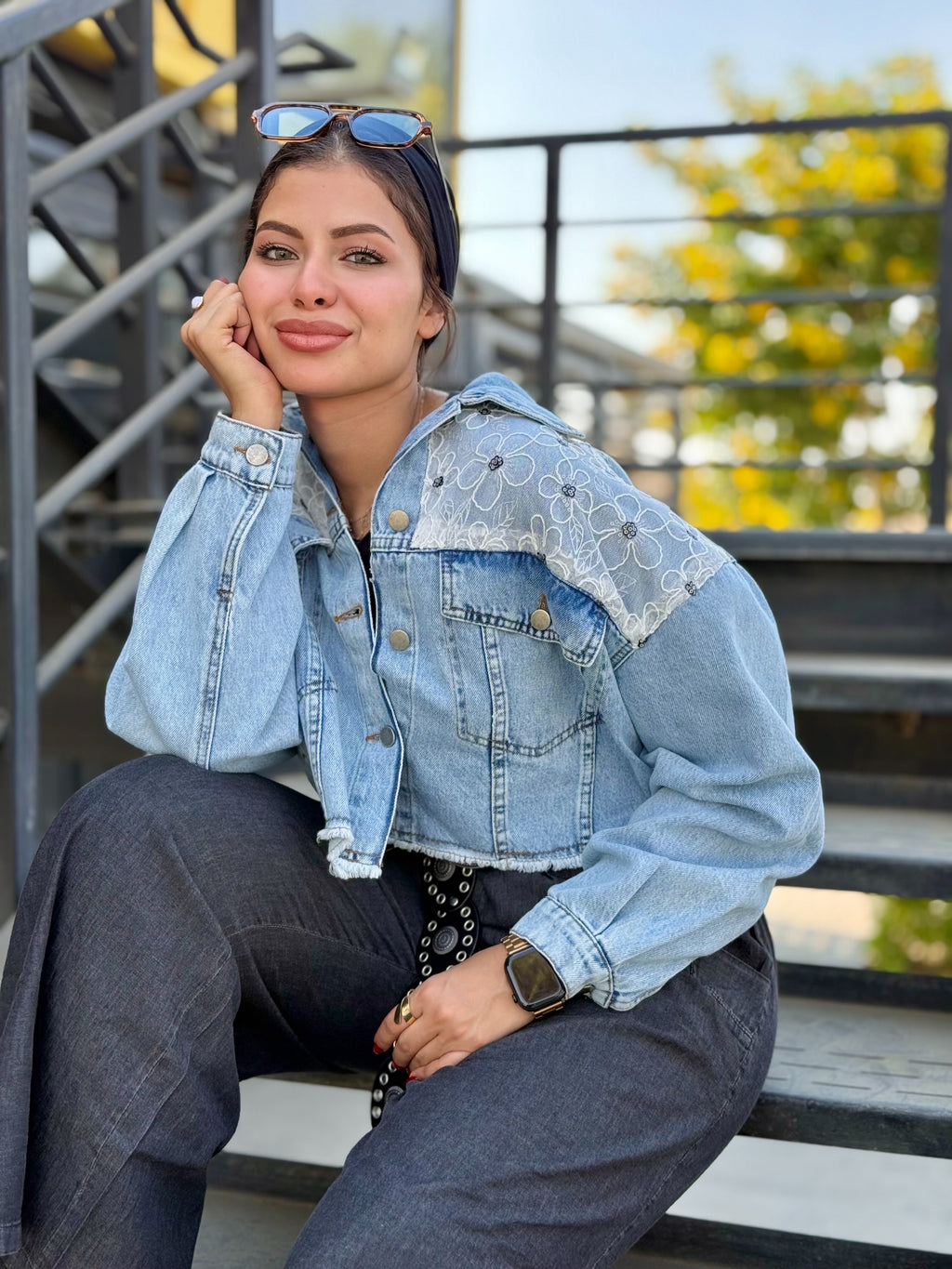 Daisy Edge Denim Jacket 🌸