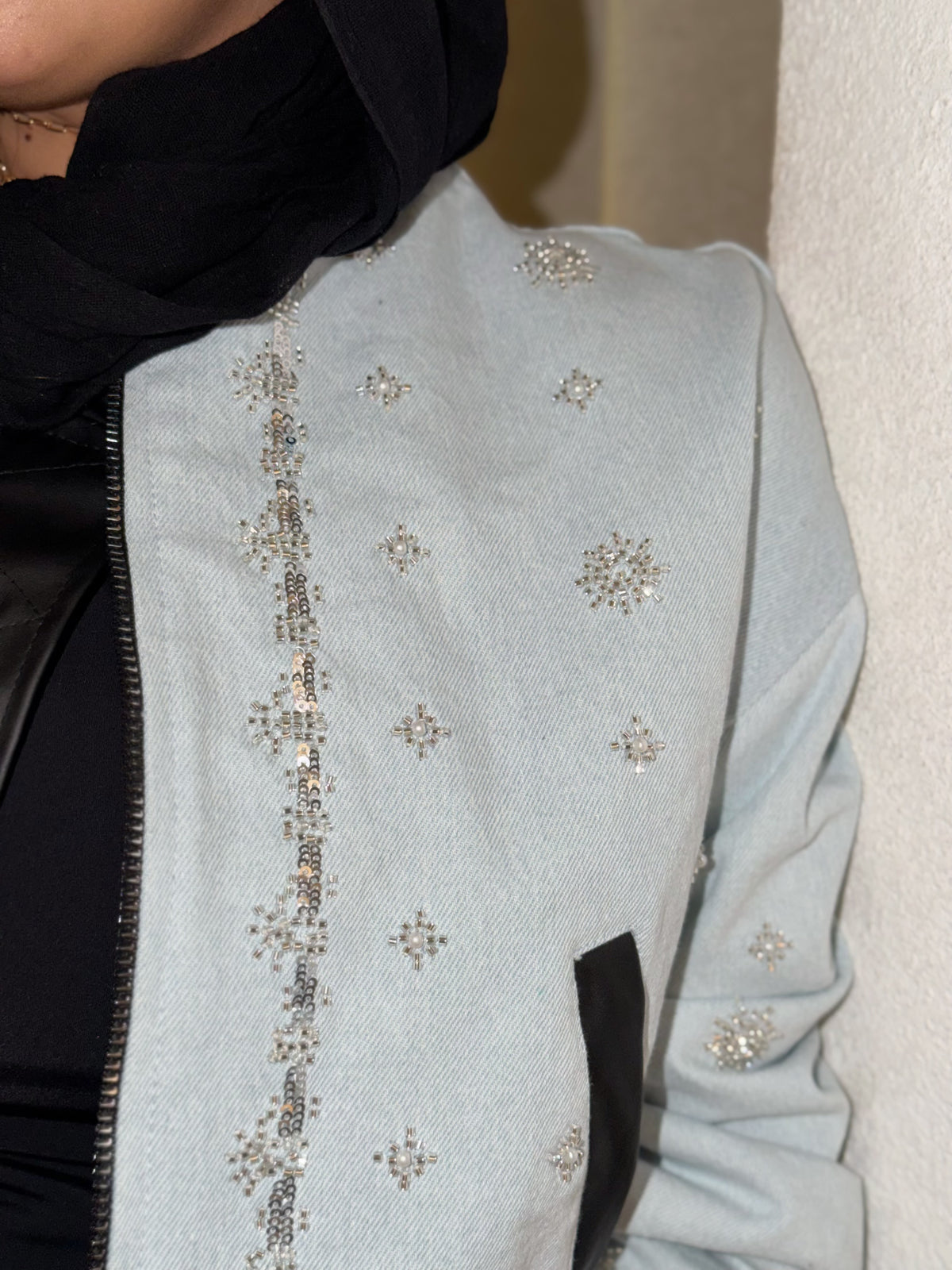 Diamond Denim Jacket