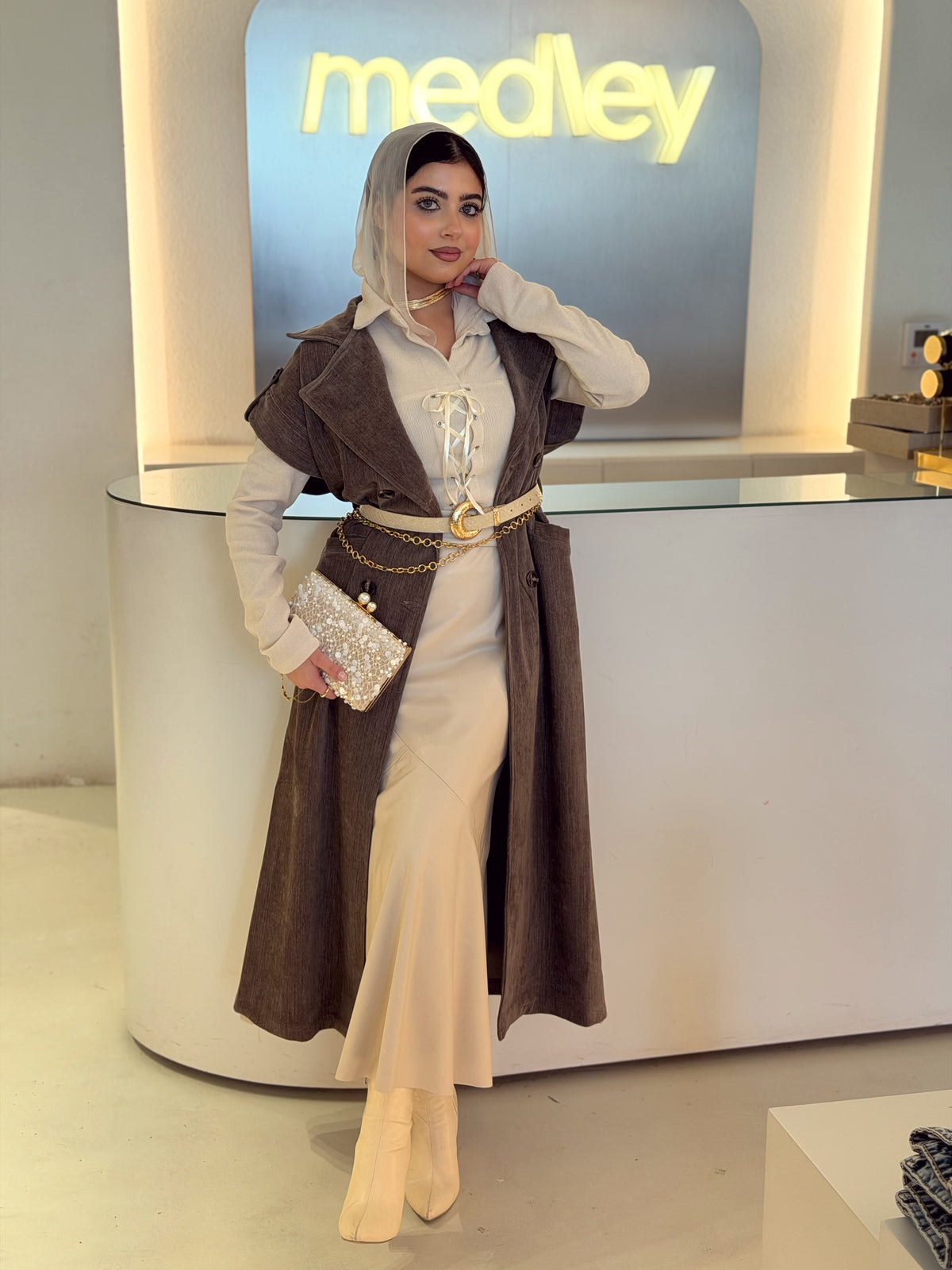 French Trench Vest