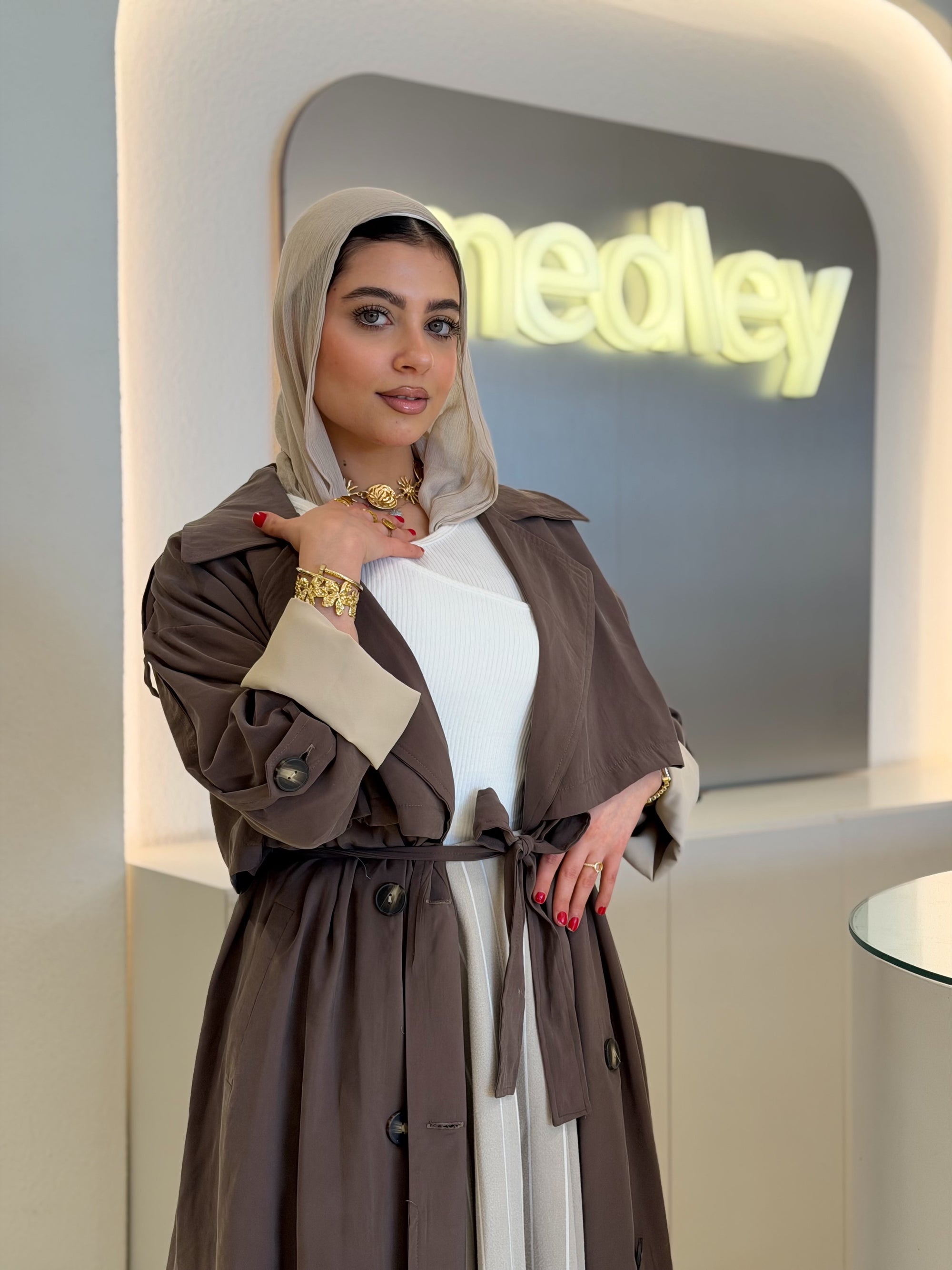 Ivory Button Wrap Top