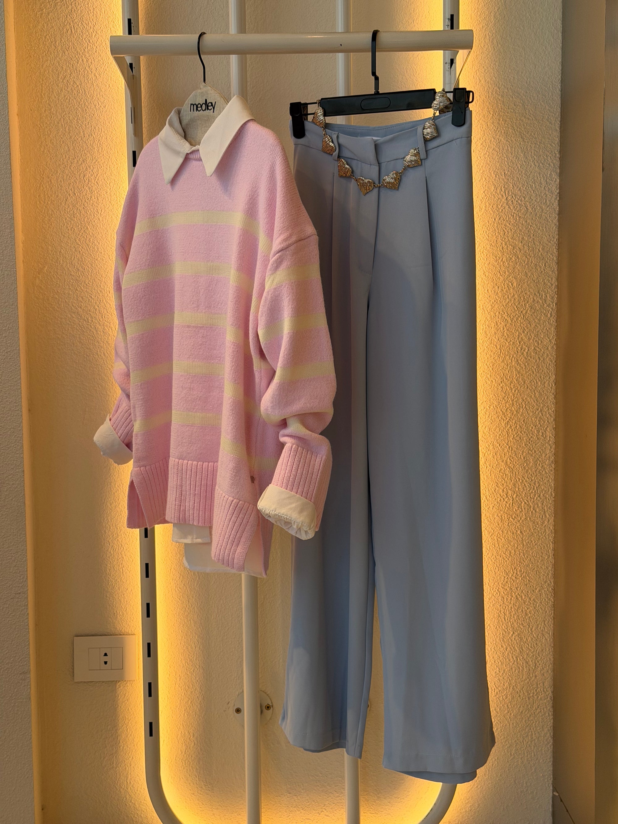 Stripes Knit Pullover