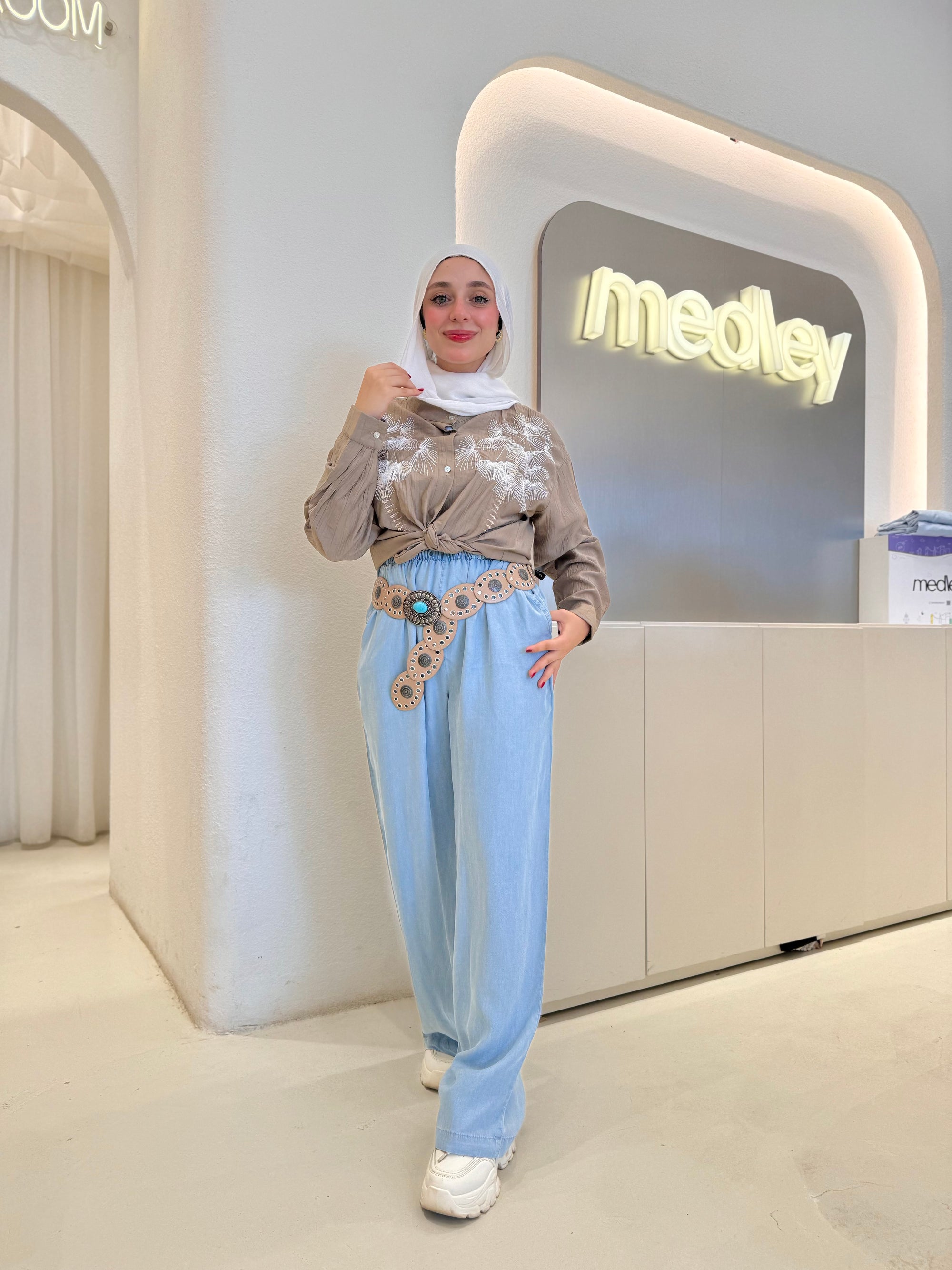 Mocha Island Blouse