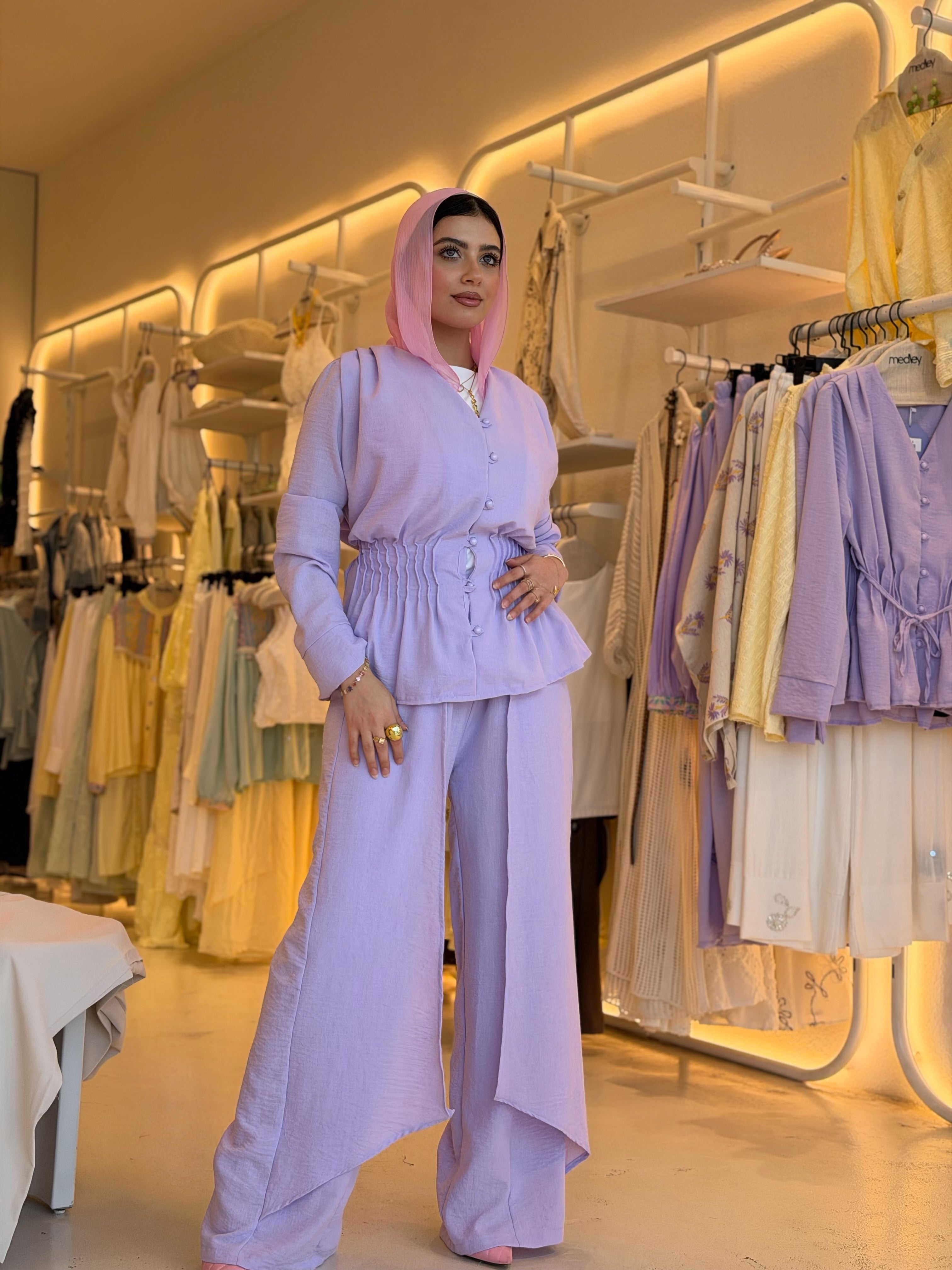Lumière Soft Blouse (LAVANDER)